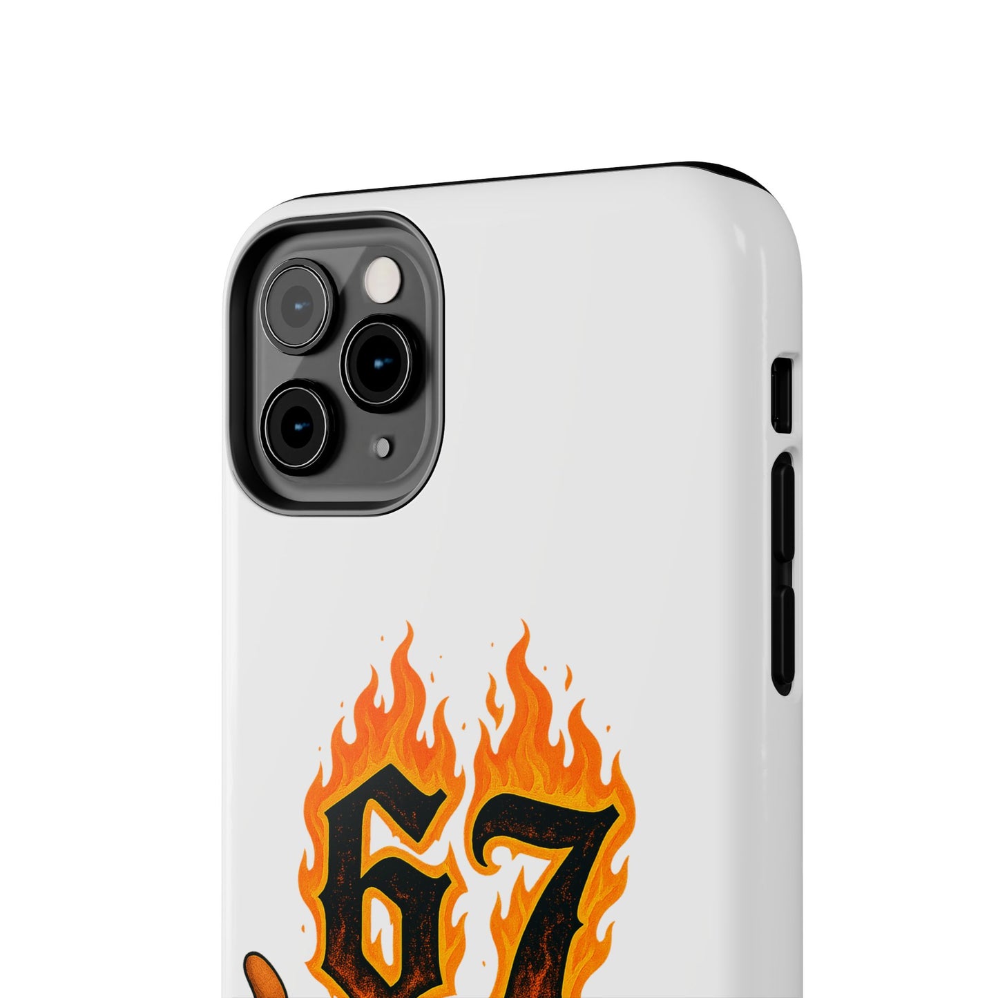 Tough Phone Case — Flaming '67' Graphic