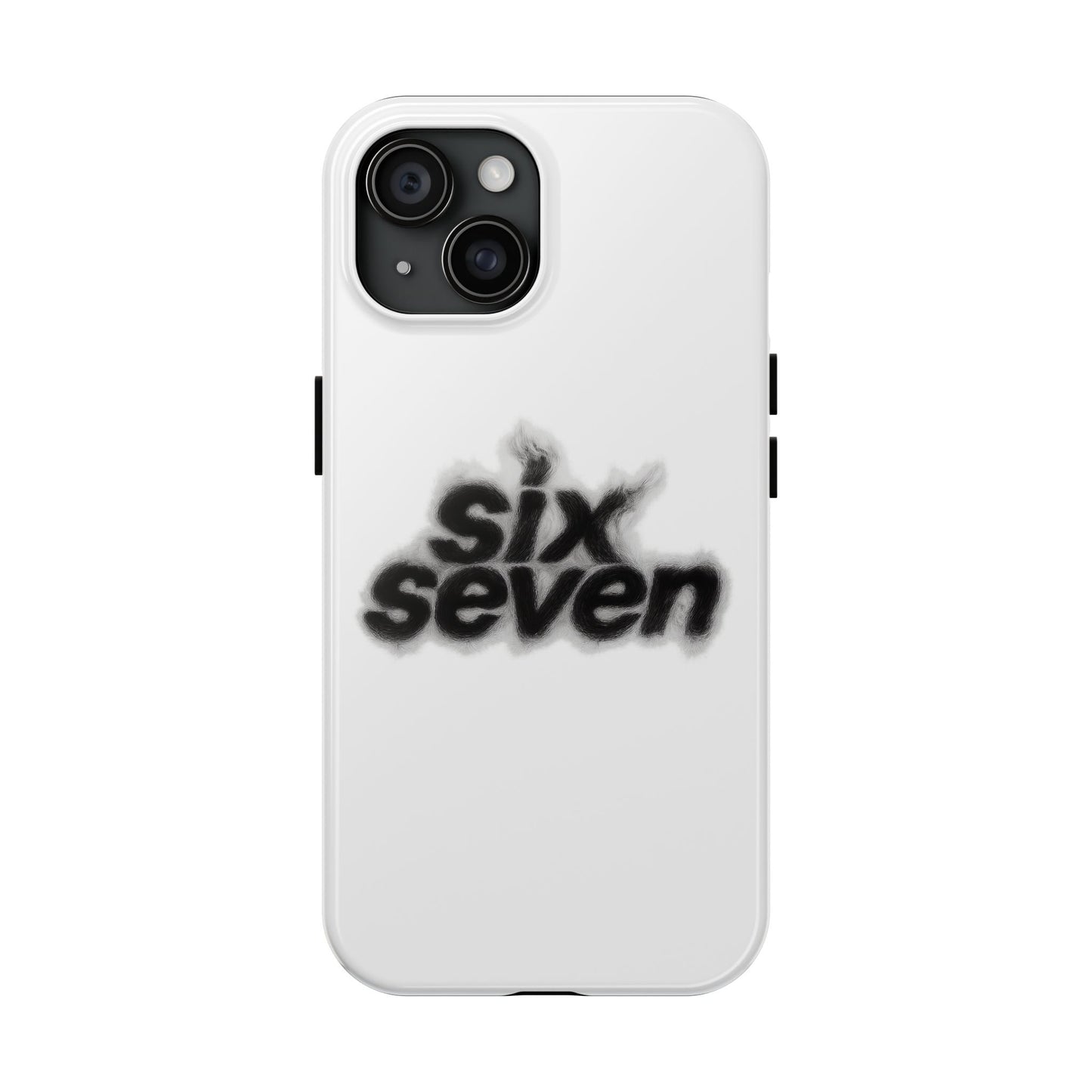 Tough Phone Case — 'six seven' Smoke Logo Protective Cover