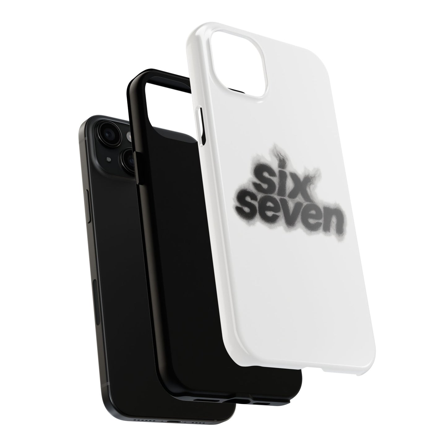 Tough Phone Case — 'six seven' Smoke Logo Protective Cover