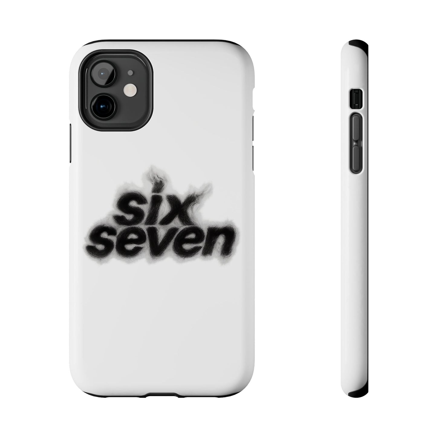 Tough Phone Case — 'six seven' Smoke Logo Protective Cover