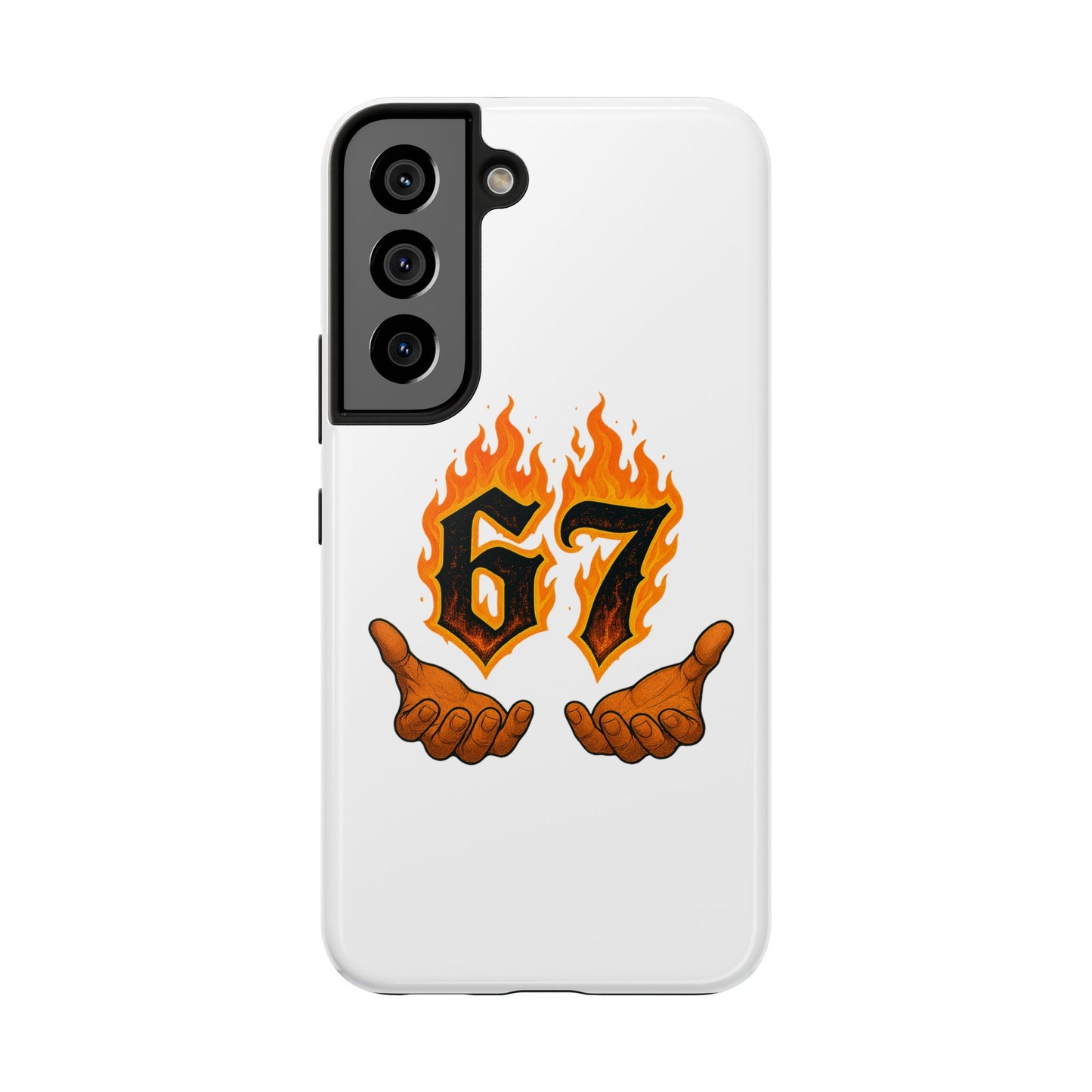 Tough Phone Case — Flaming '67' Graphic