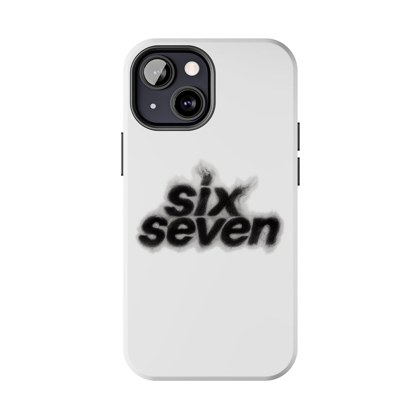 Tough Phone Case — 'six seven' Smoke Logo Protective Cover