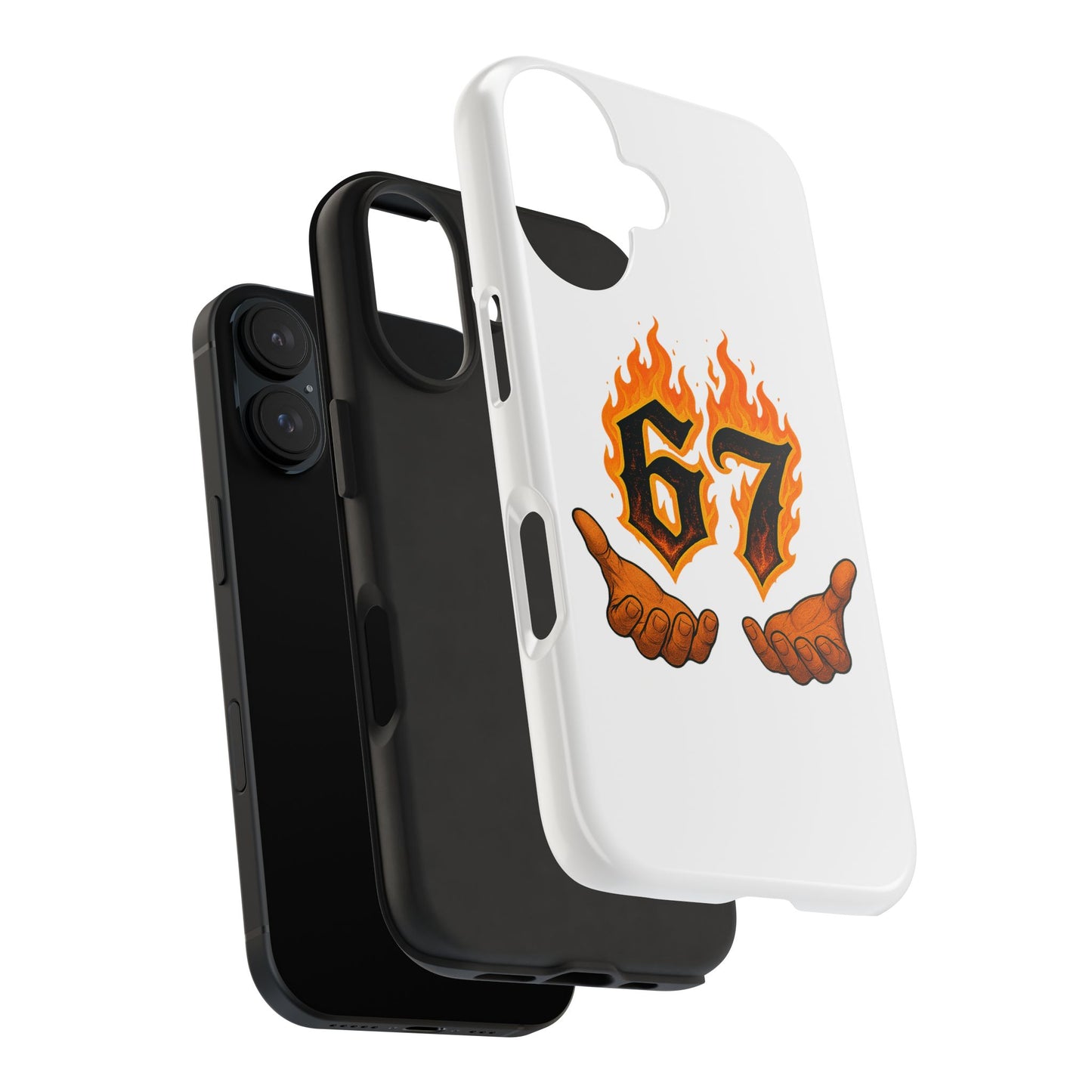 Tough Phone Case — Flaming '67' Graphic