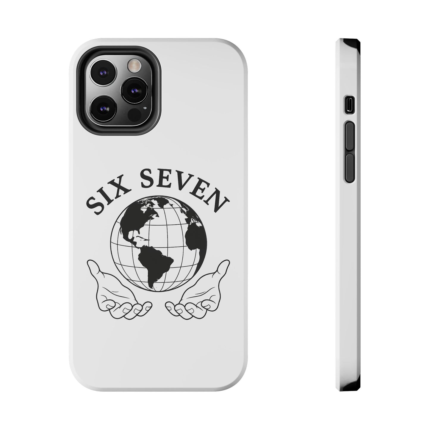 Globe Emblem Tough Phone Case — "Six Seven" Protective Phone Cover