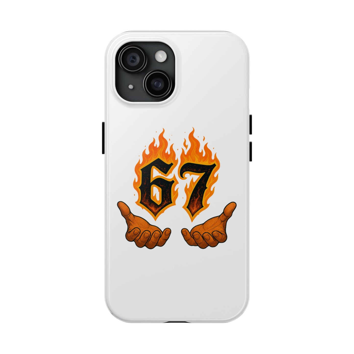 Tough Phone Case — Flaming '67' Graphic