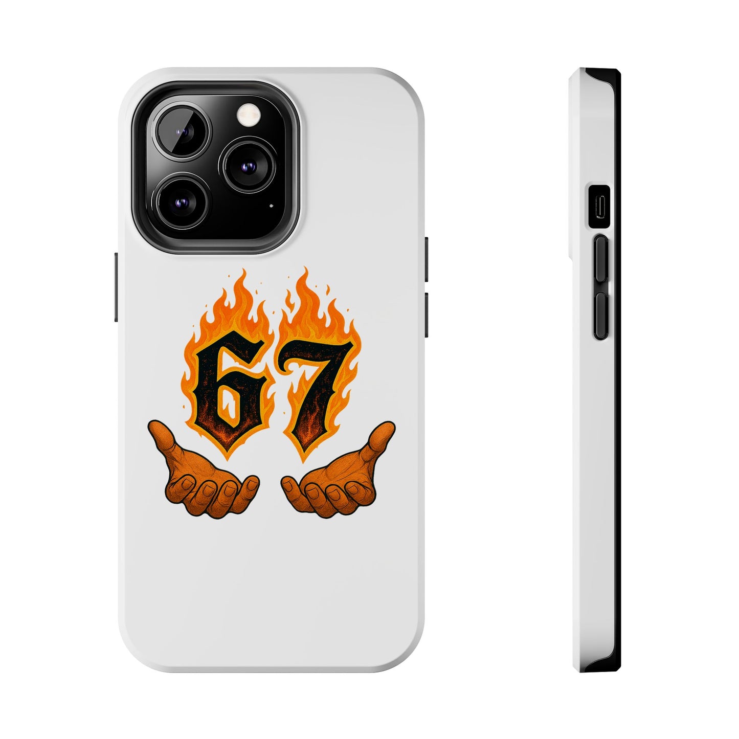 Tough Phone Case — Flaming '67' Graphic