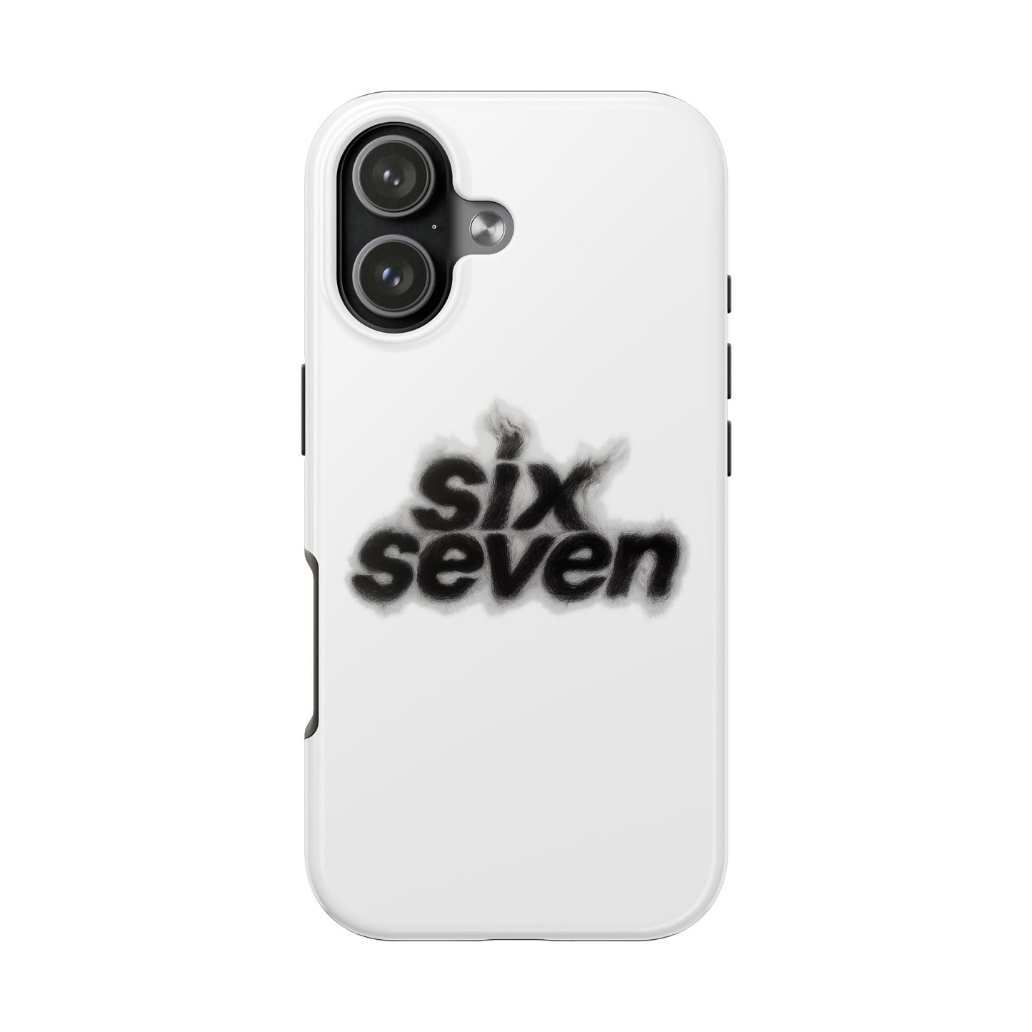 Tough Phone Case — 'six seven' Smoke Logo Protective Cover