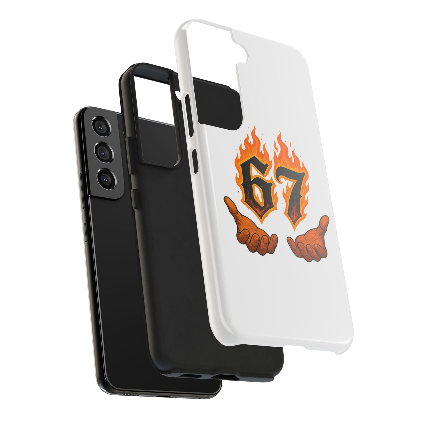 Tough Phone Case — Flaming '67' Graphic