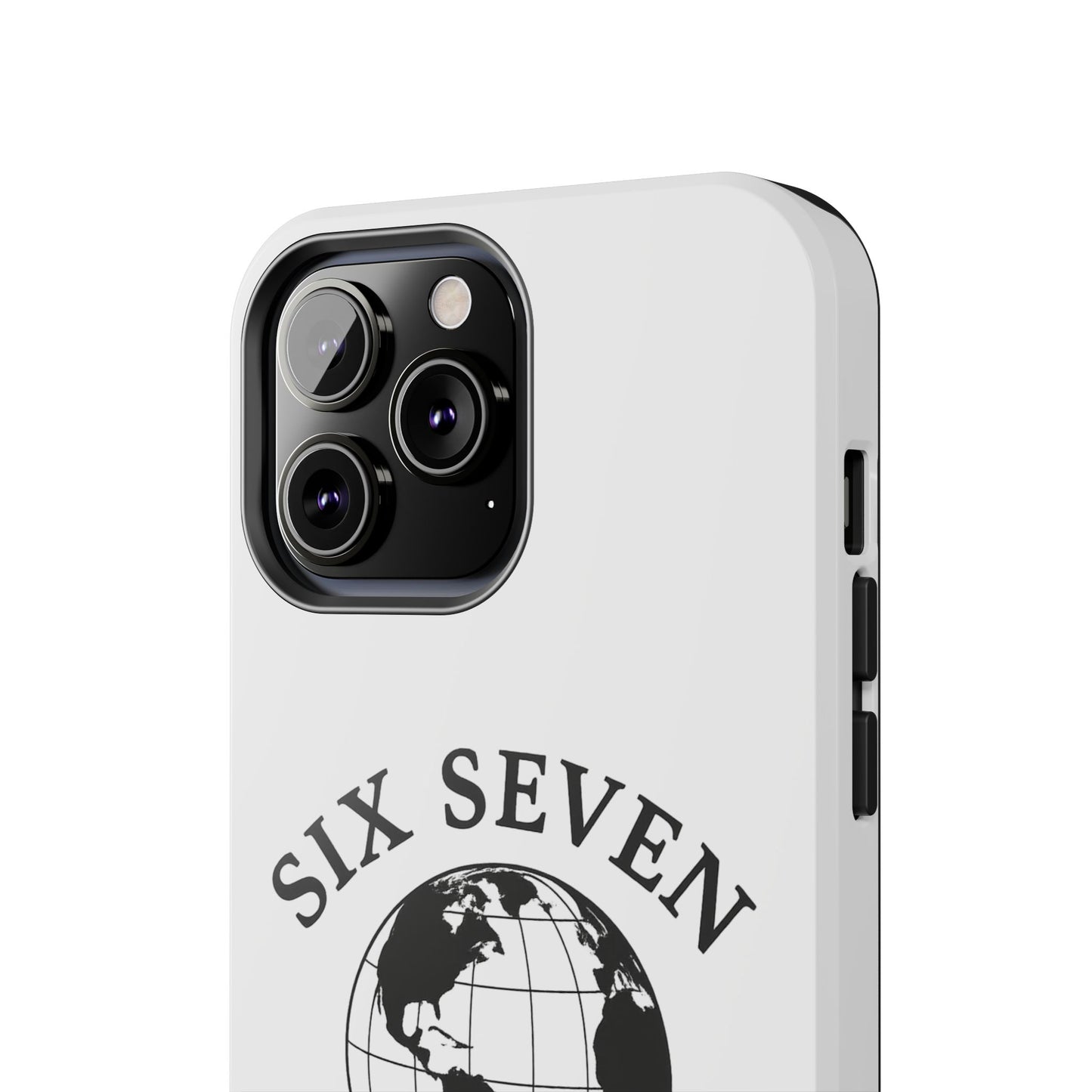 Globe Emblem Tough Phone Case — "Six Seven" Protective Phone Cover
