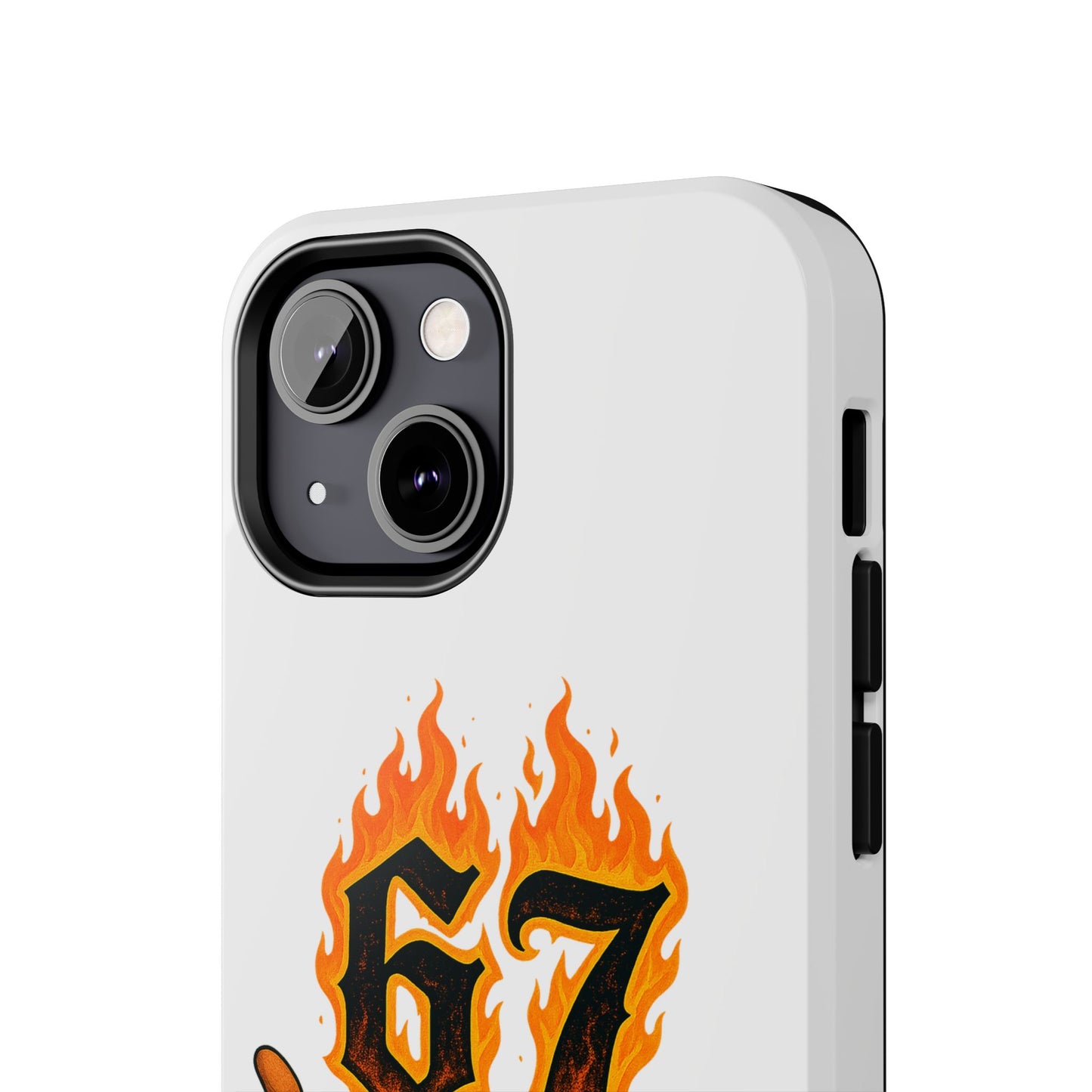 Tough Phone Case — Flaming '67' Graphic