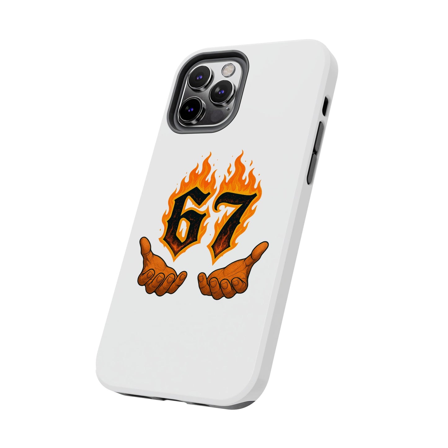Tough Phone Case — Flaming '67' Graphic
