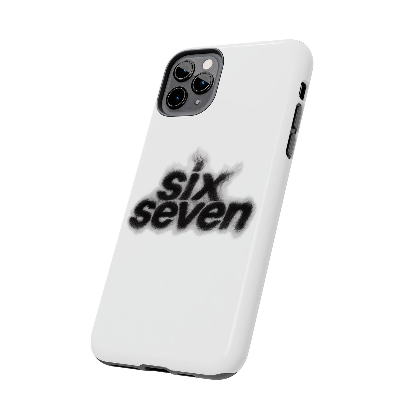 Tough Phone Case — 'six seven' Smoke Logo Protective Cover