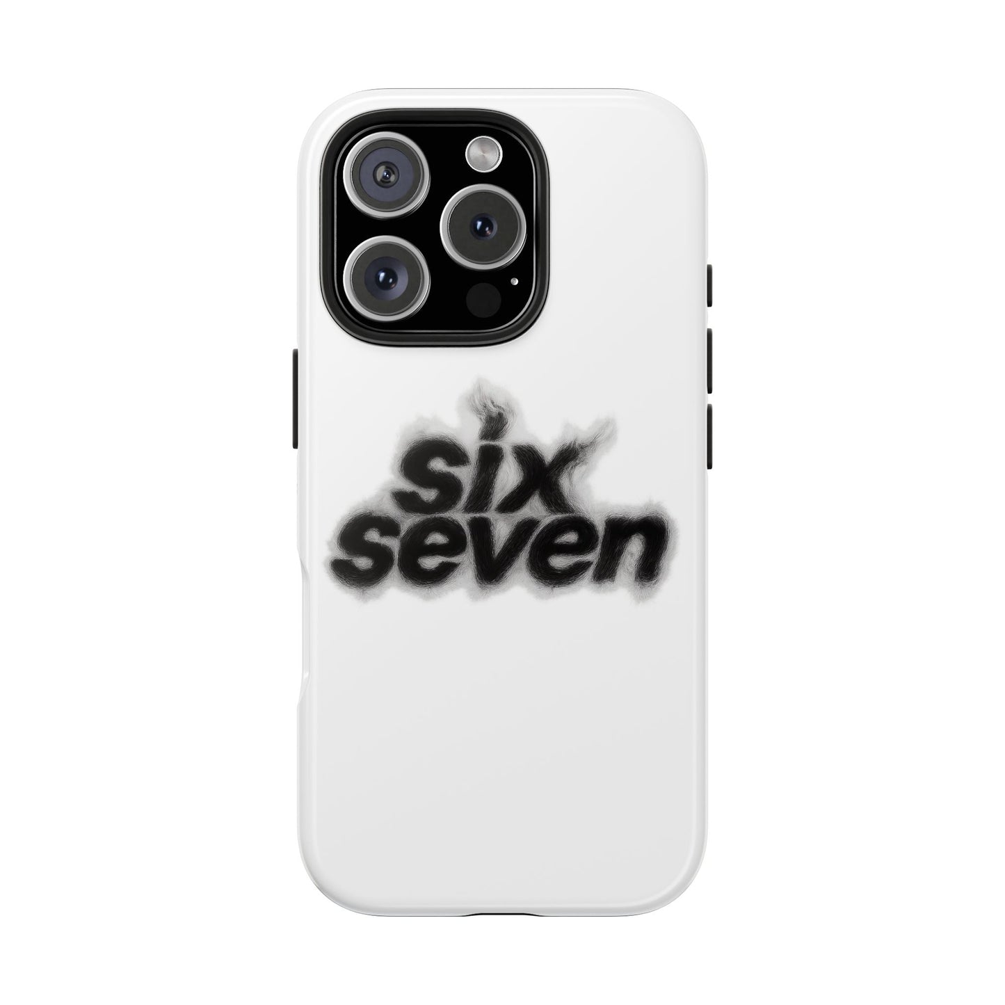 Tough Phone Case — 'six seven' Smoke Logo Protective Cover
