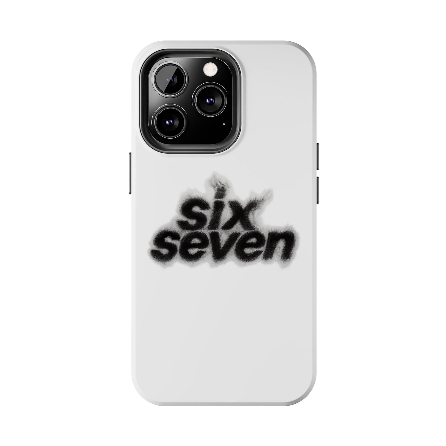 Tough Phone Case — 'six seven' Smoke Logo Protective Cover