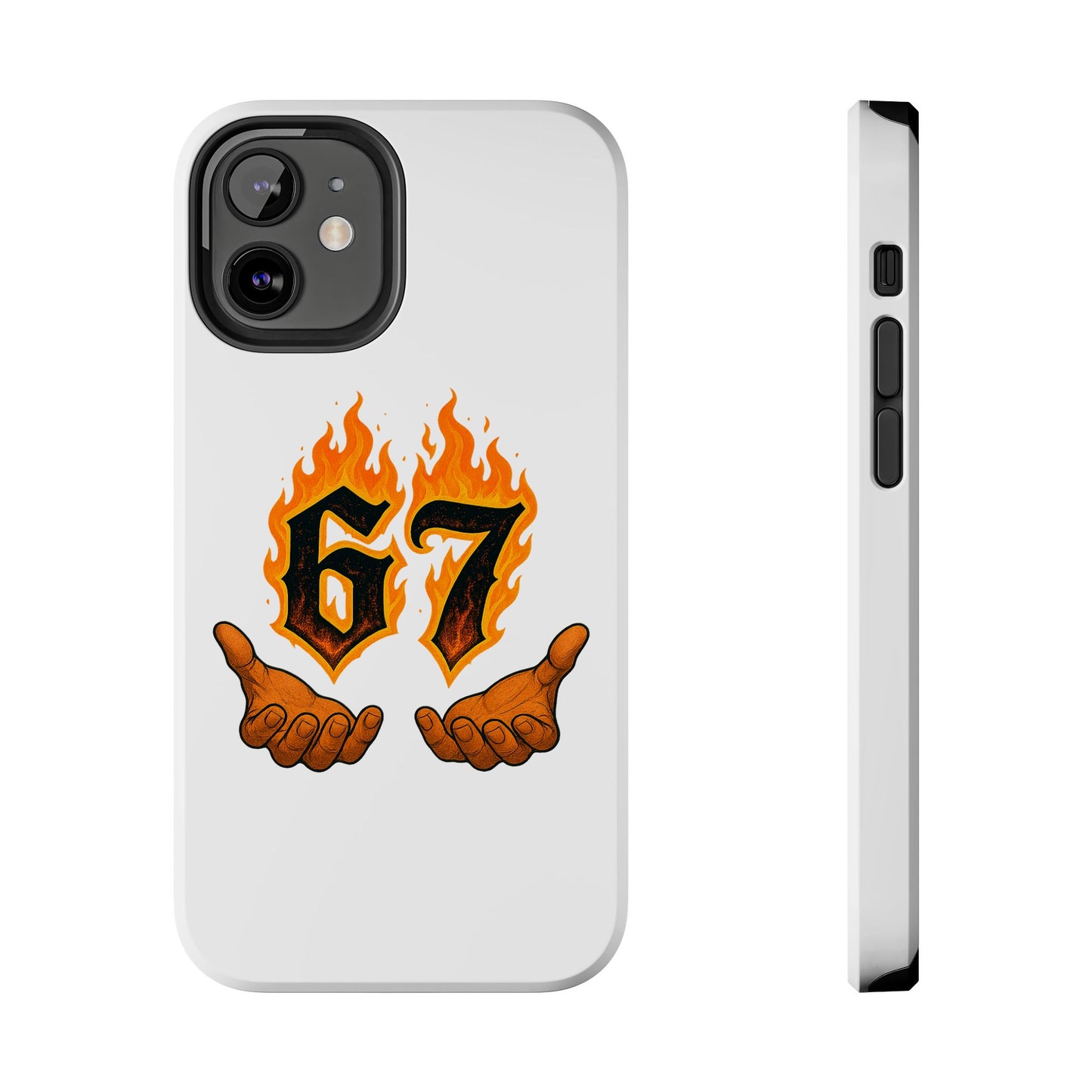 Tough Phone Case — Flaming '67' Graphic
