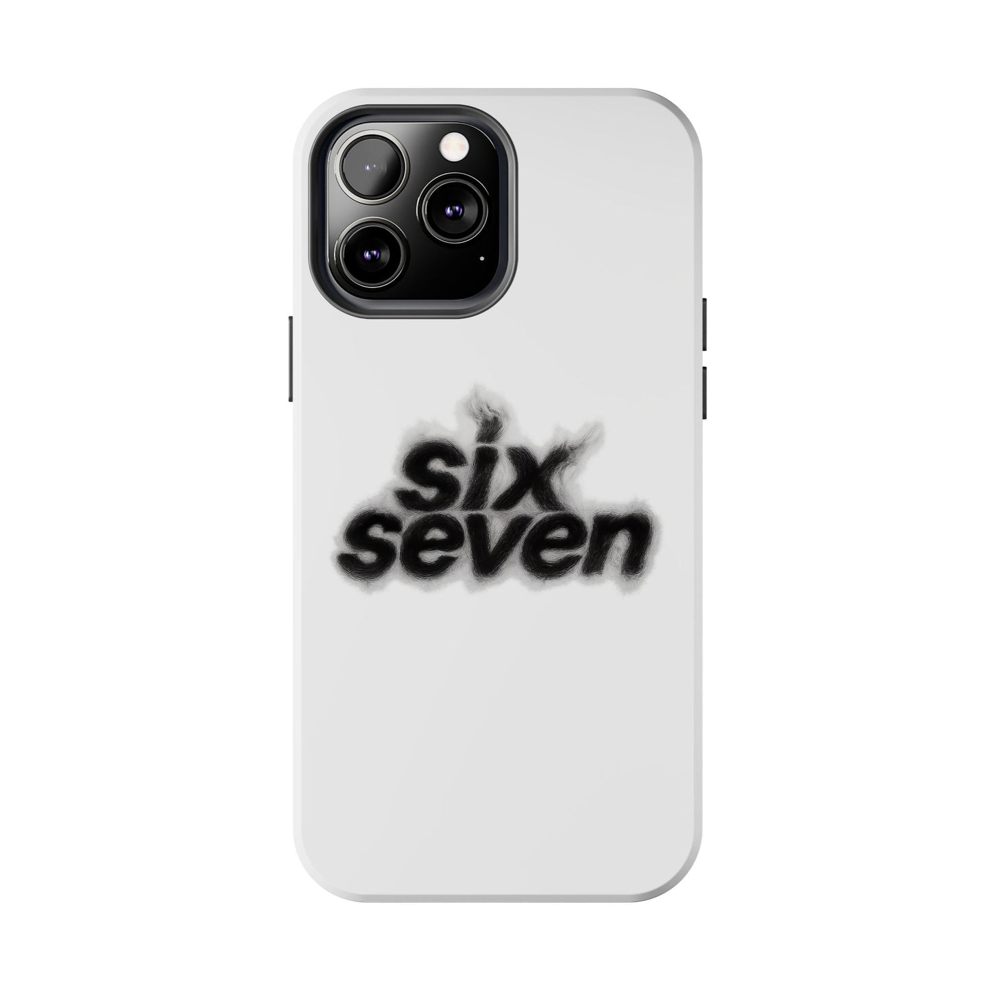 Tough Phone Case — 'six seven' Smoke Logo Protective Cover