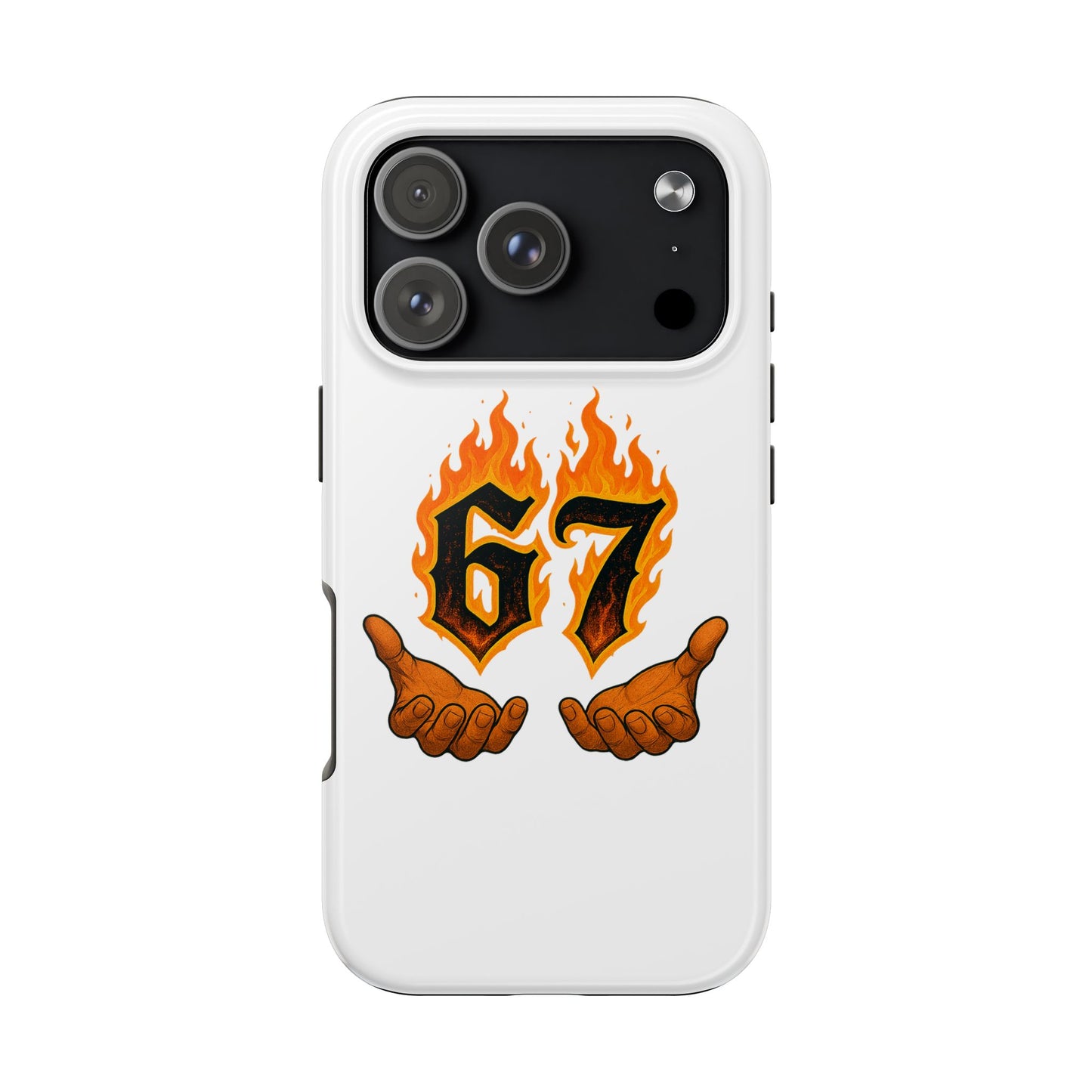 Tough Phone Case — Flaming '67' Graphic