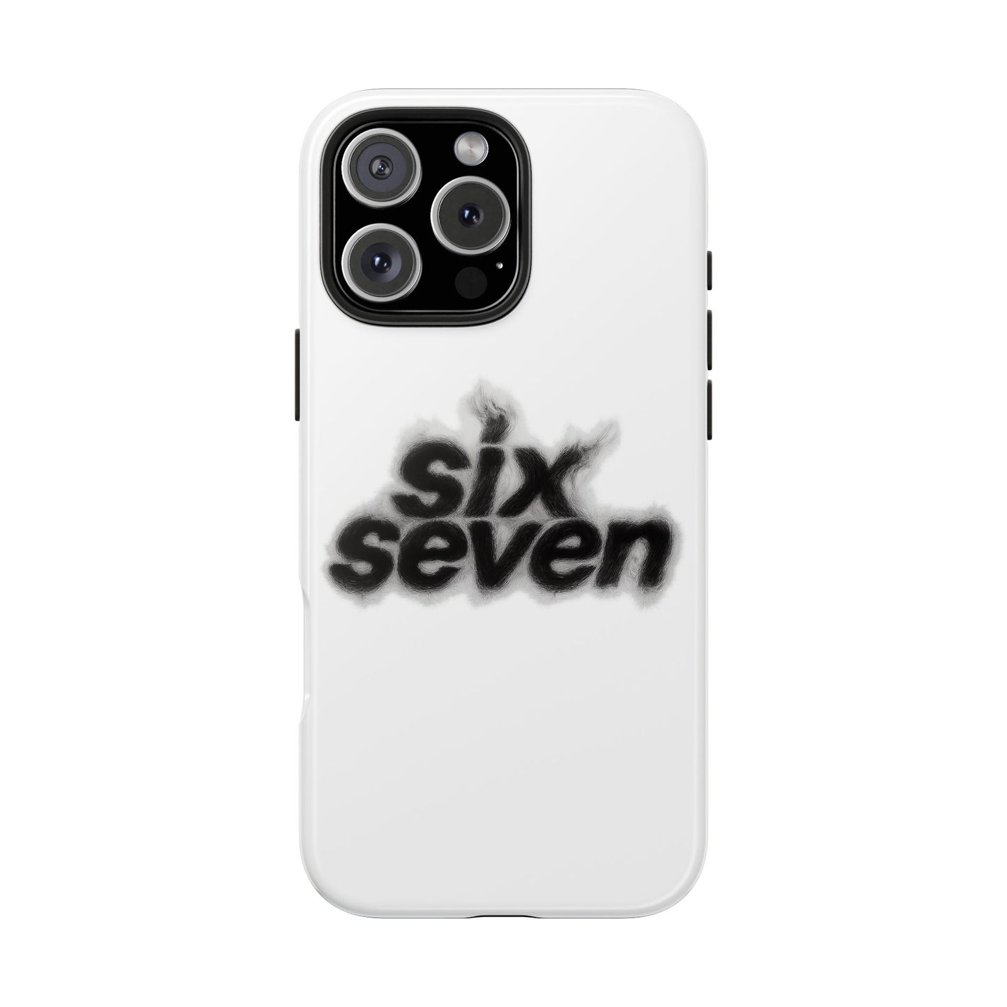 Tough Phone Case — 'six seven' Smoke Logo Protective Cover