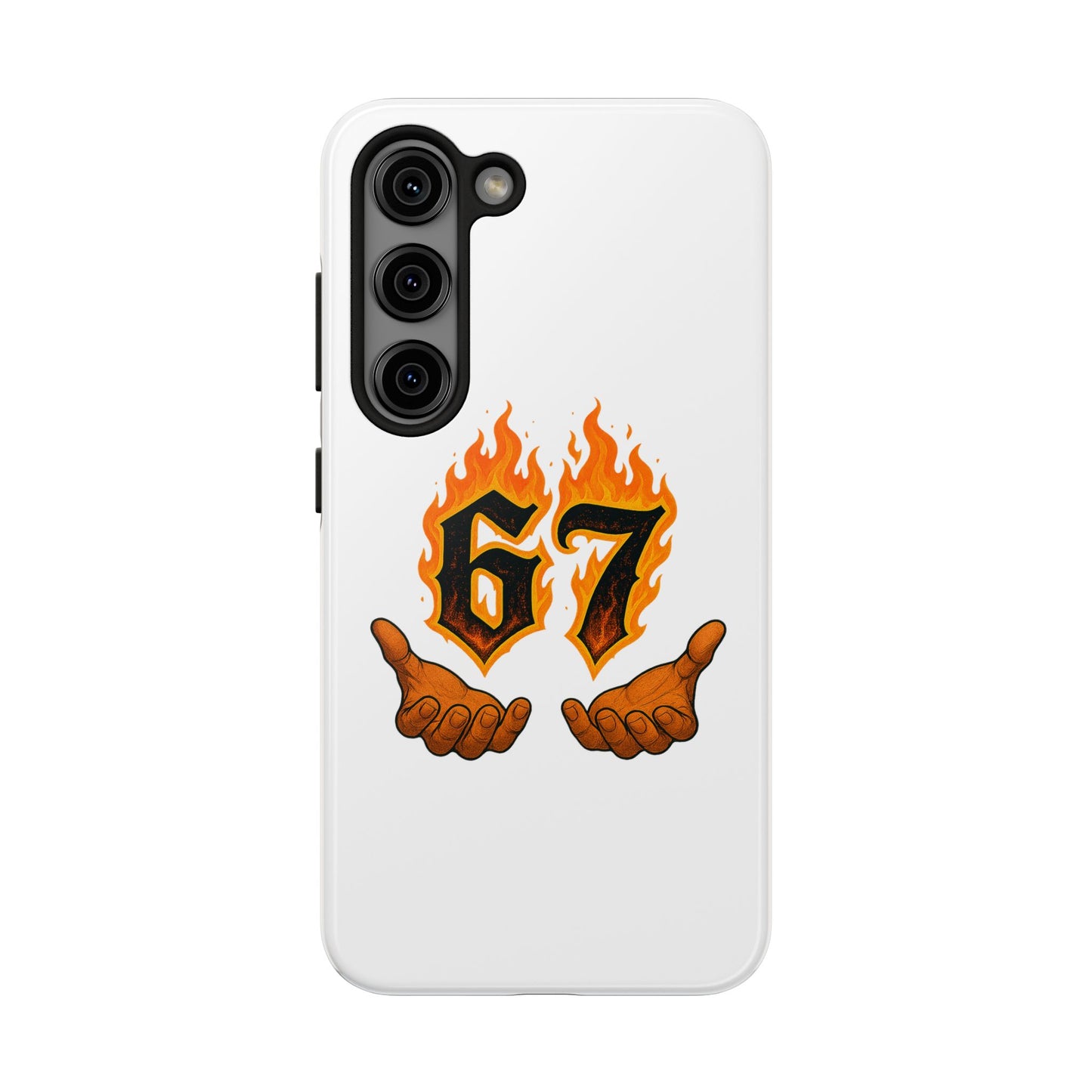Tough Phone Case — Flaming '67' Graphic