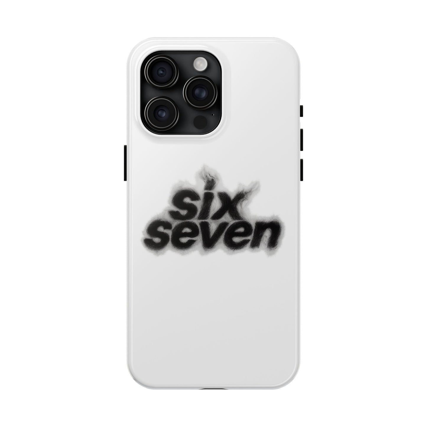Tough Phone Case — 'six seven' Smoke Logo Protective Cover