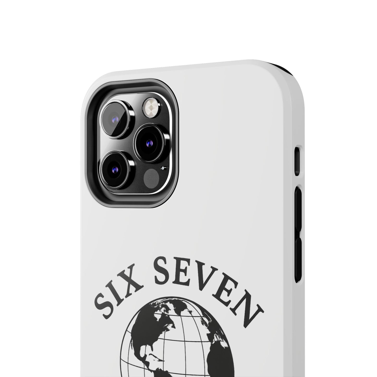 Globe Emblem Tough Phone Case — "Six Seven" Protective Phone Cover
