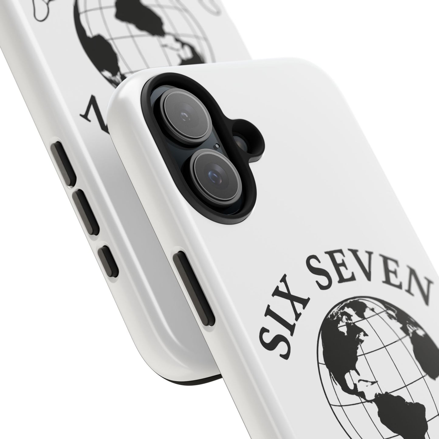 Globe Emblem Tough Phone Case — "Six Seven" Protective Phone Cover