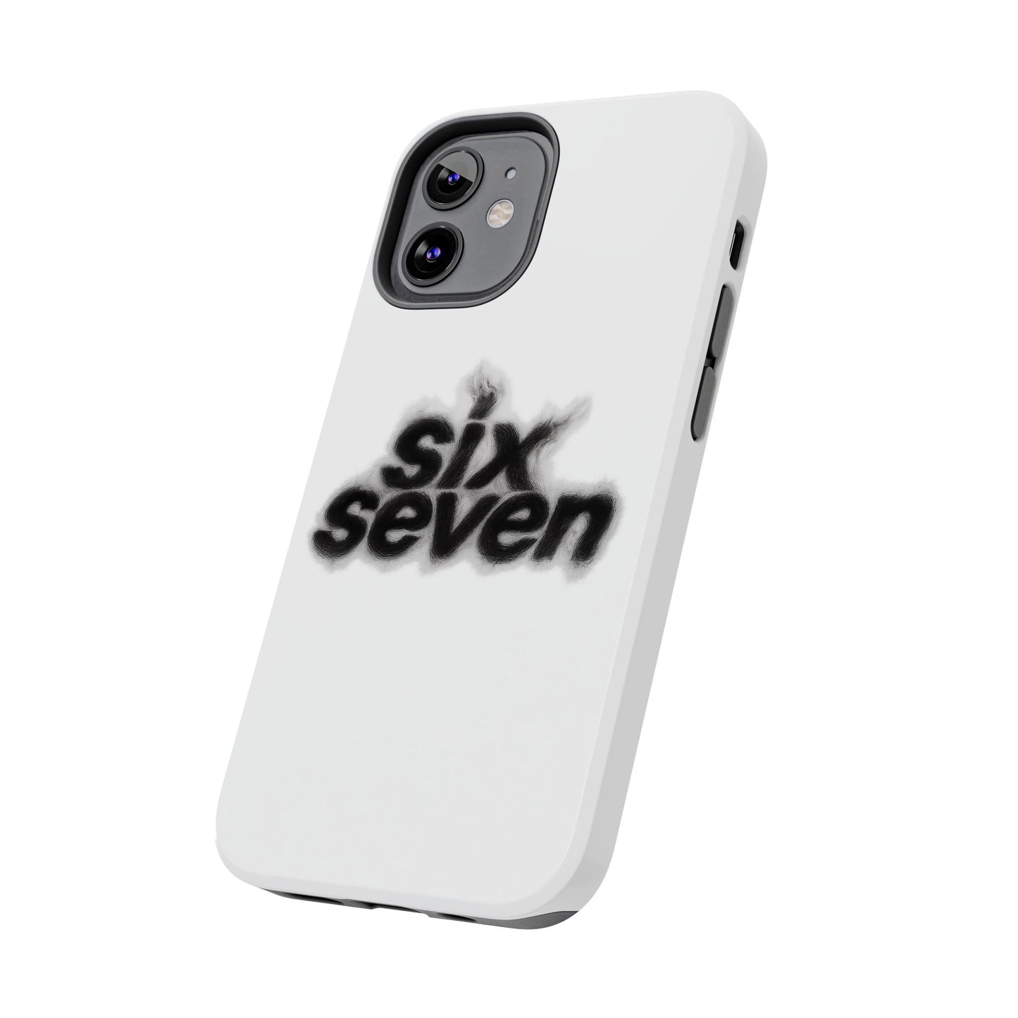 Tough Phone Case — 'six seven' Smoke Logo Protective Cover