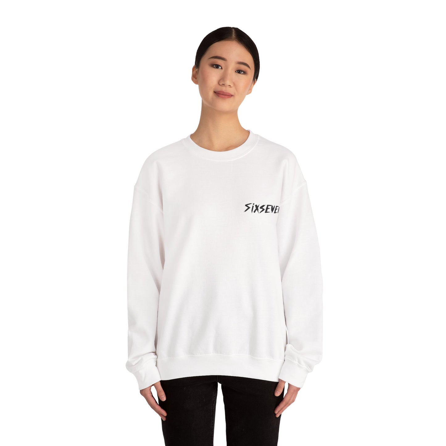 Crewneck Sweatshirt — '67 Flames' Retro Graphic Crewneck