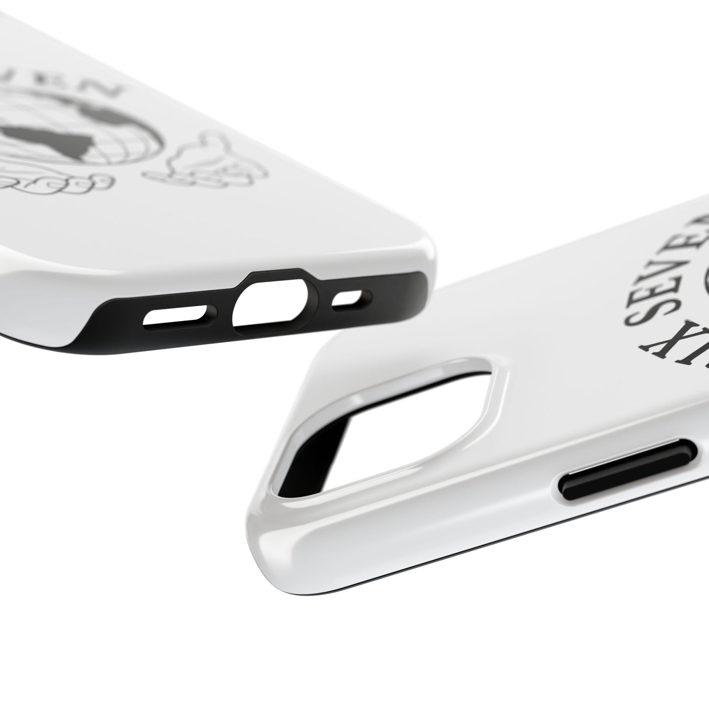 Globe Emblem Tough Phone Case — "Six Seven" Protective Phone Cover