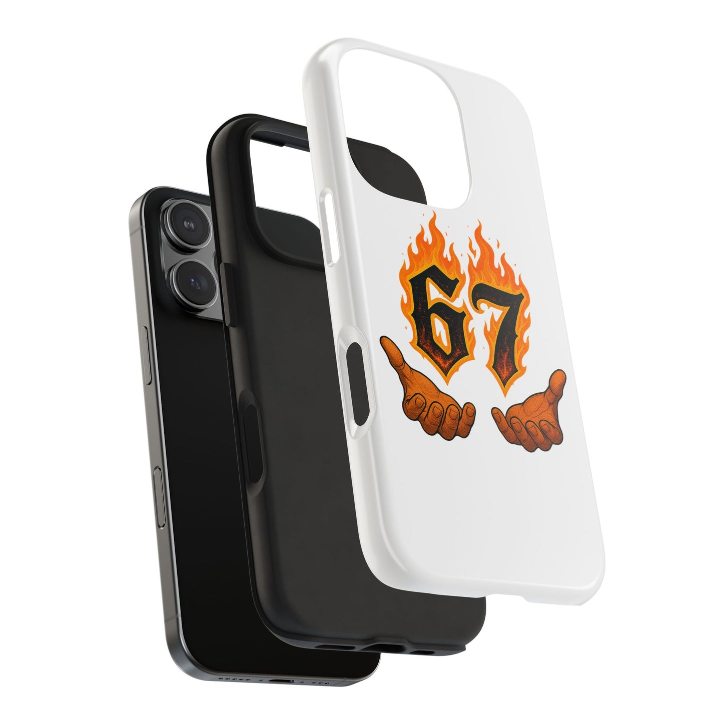 Tough Phone Case — Flaming '67' Graphic