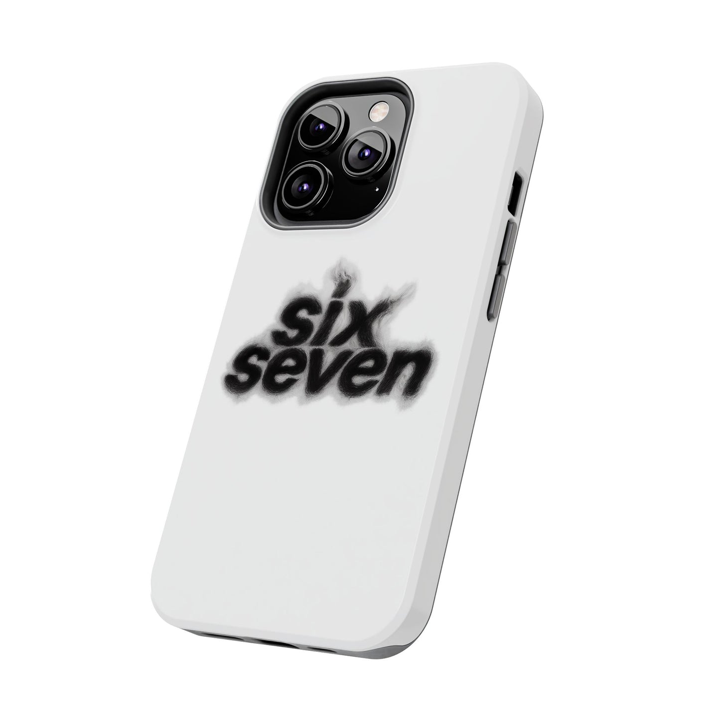 Tough Phone Case — 'six seven' Smoke Logo Protective Cover