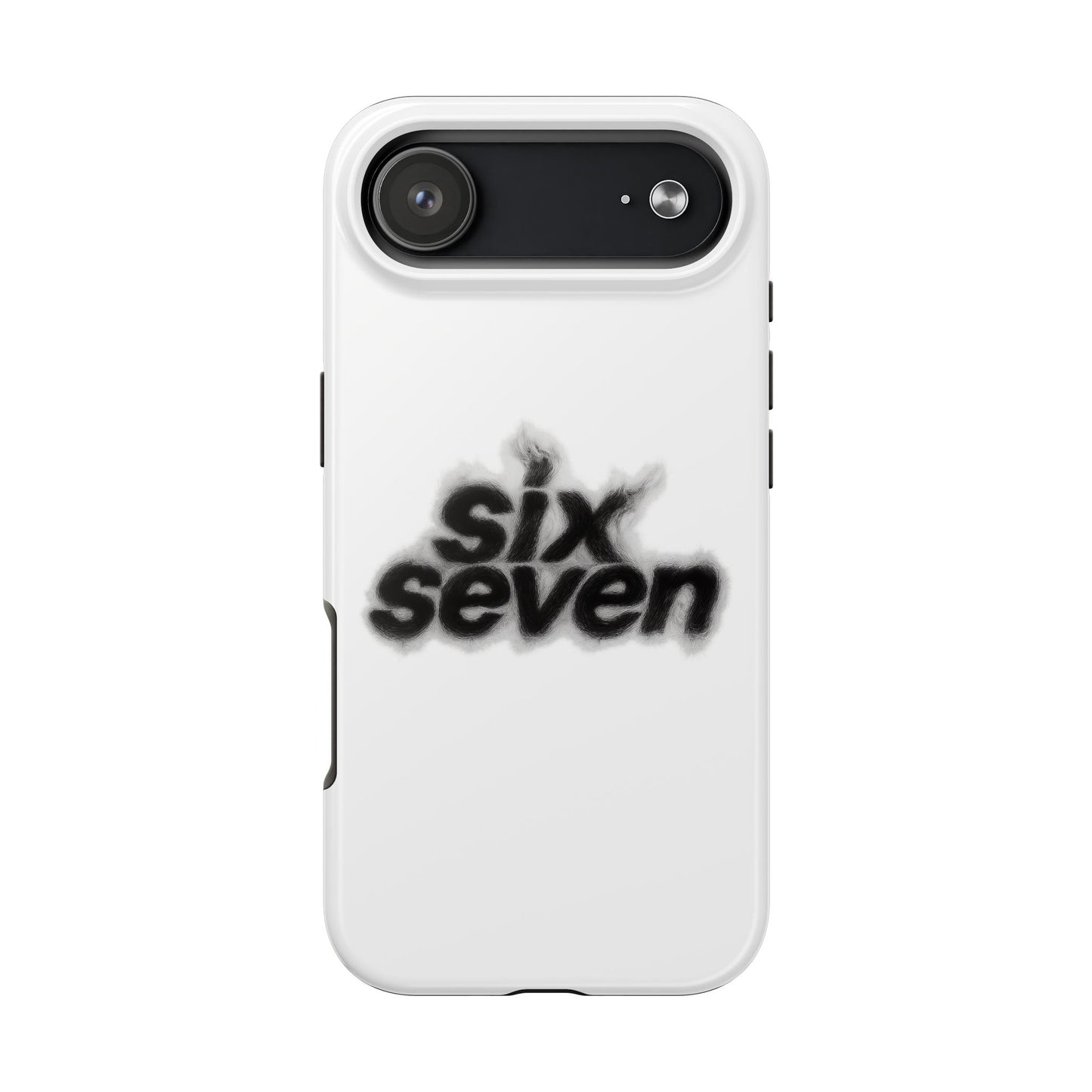Tough Phone Case — 'six seven' Smoke Logo Protective Cover