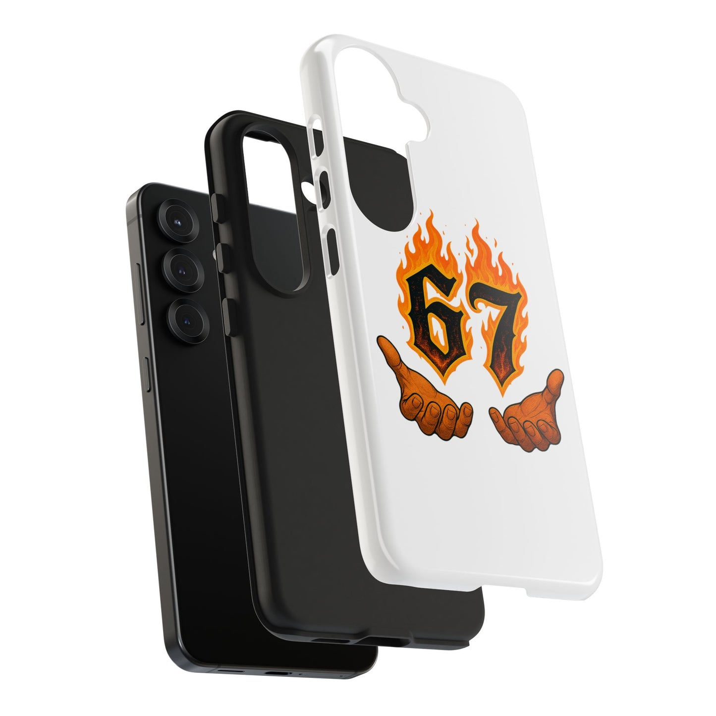 Tough Phone Case — Flaming '67' Graphic