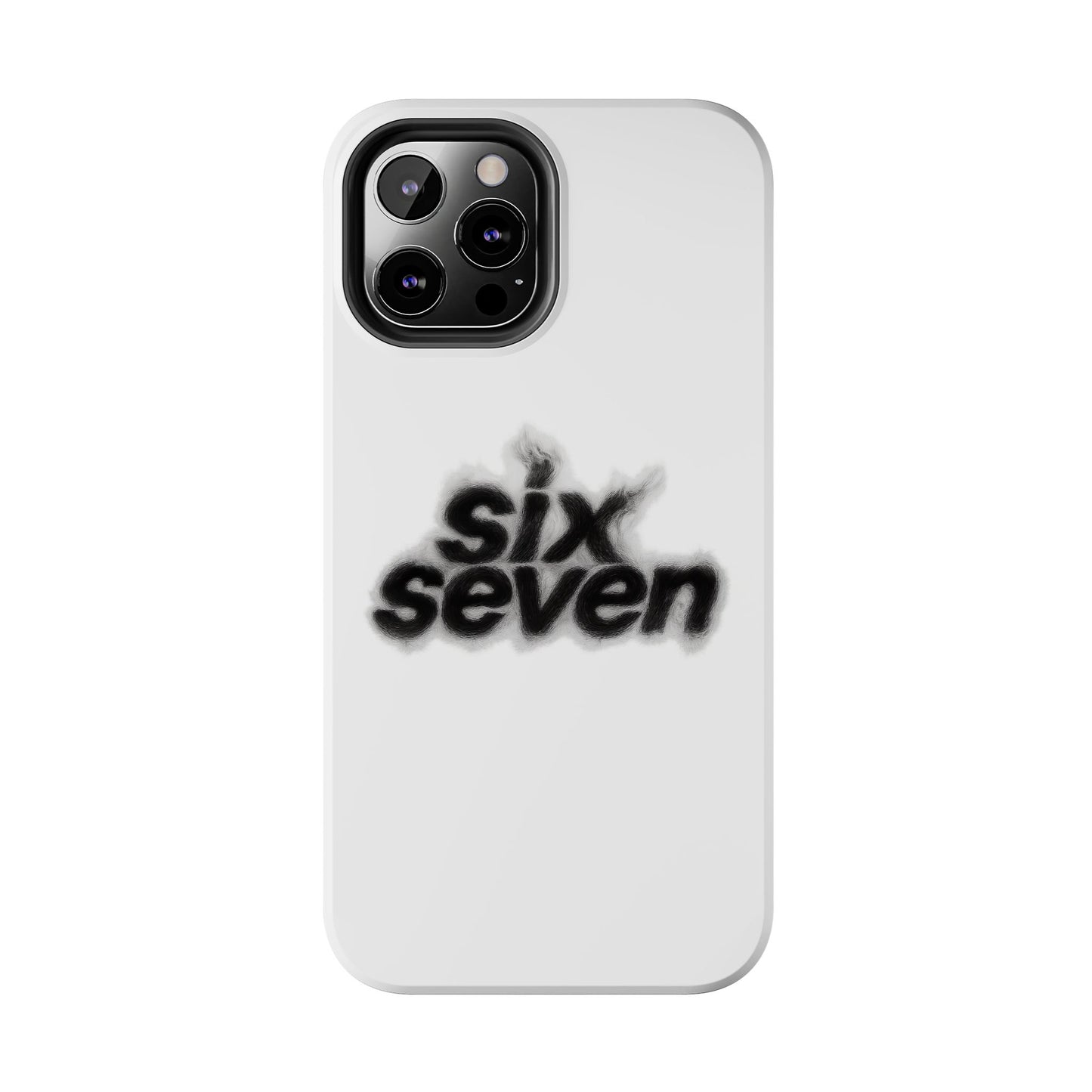 Tough Phone Case — 'six seven' Smoke Logo Protective Cover