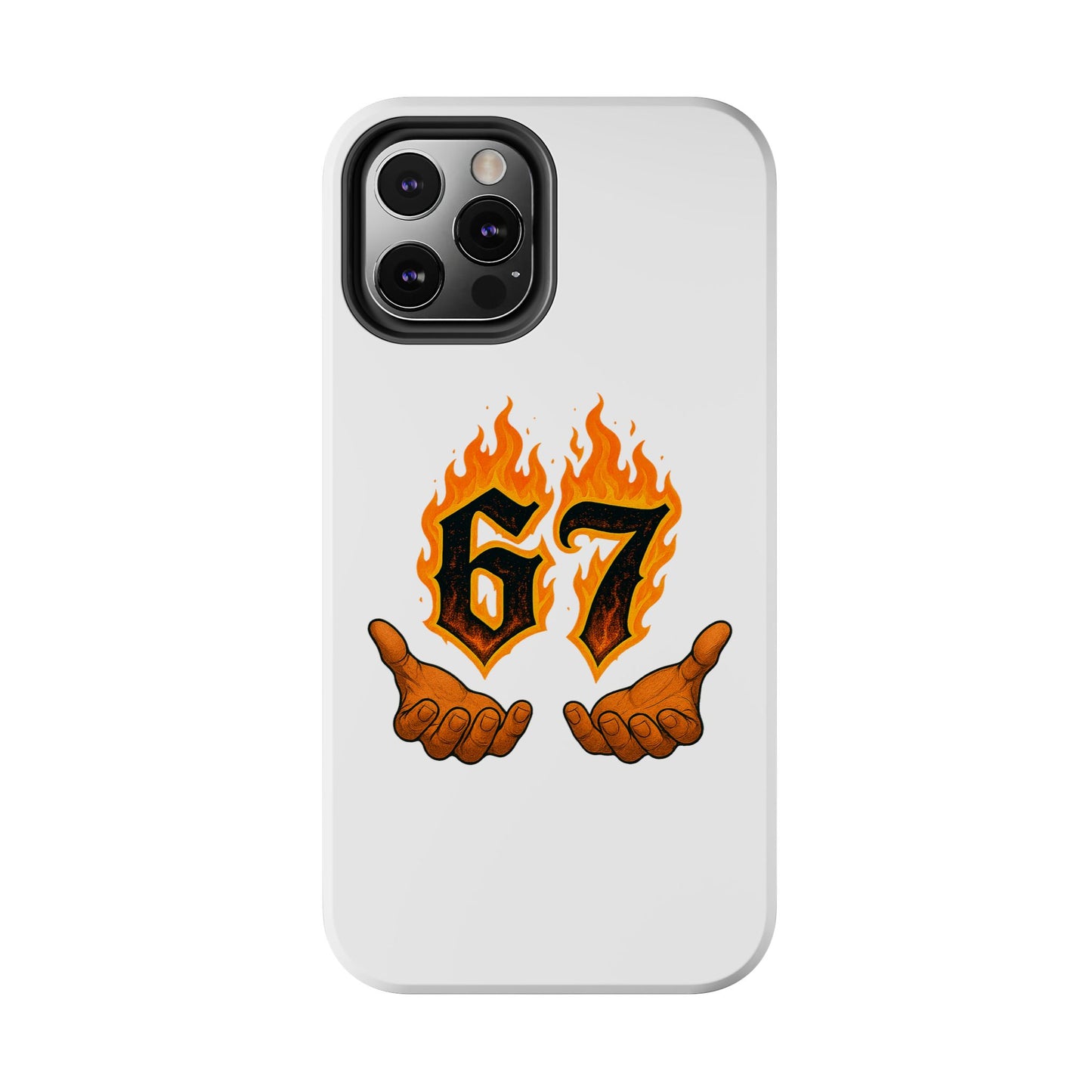 Tough Phone Case — Flaming '67' Graphic