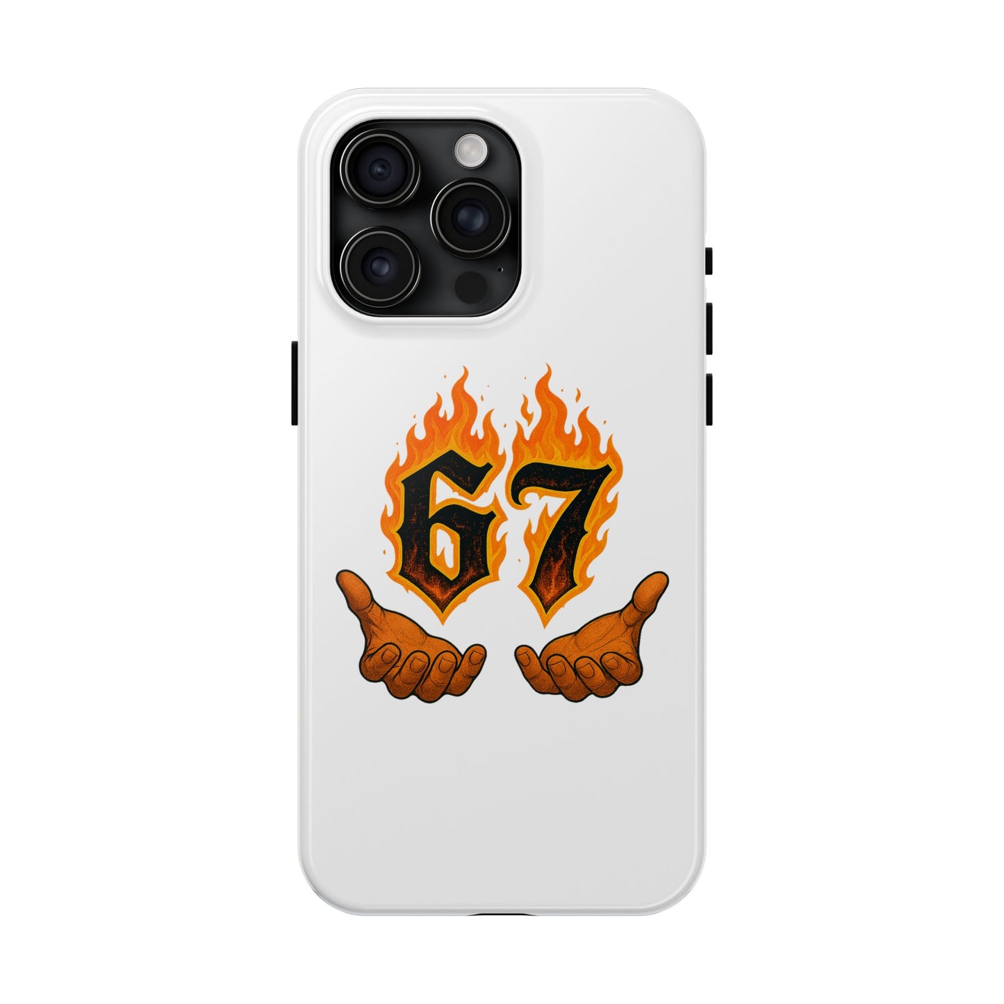 Tough Phone Case — Flaming '67' Graphic