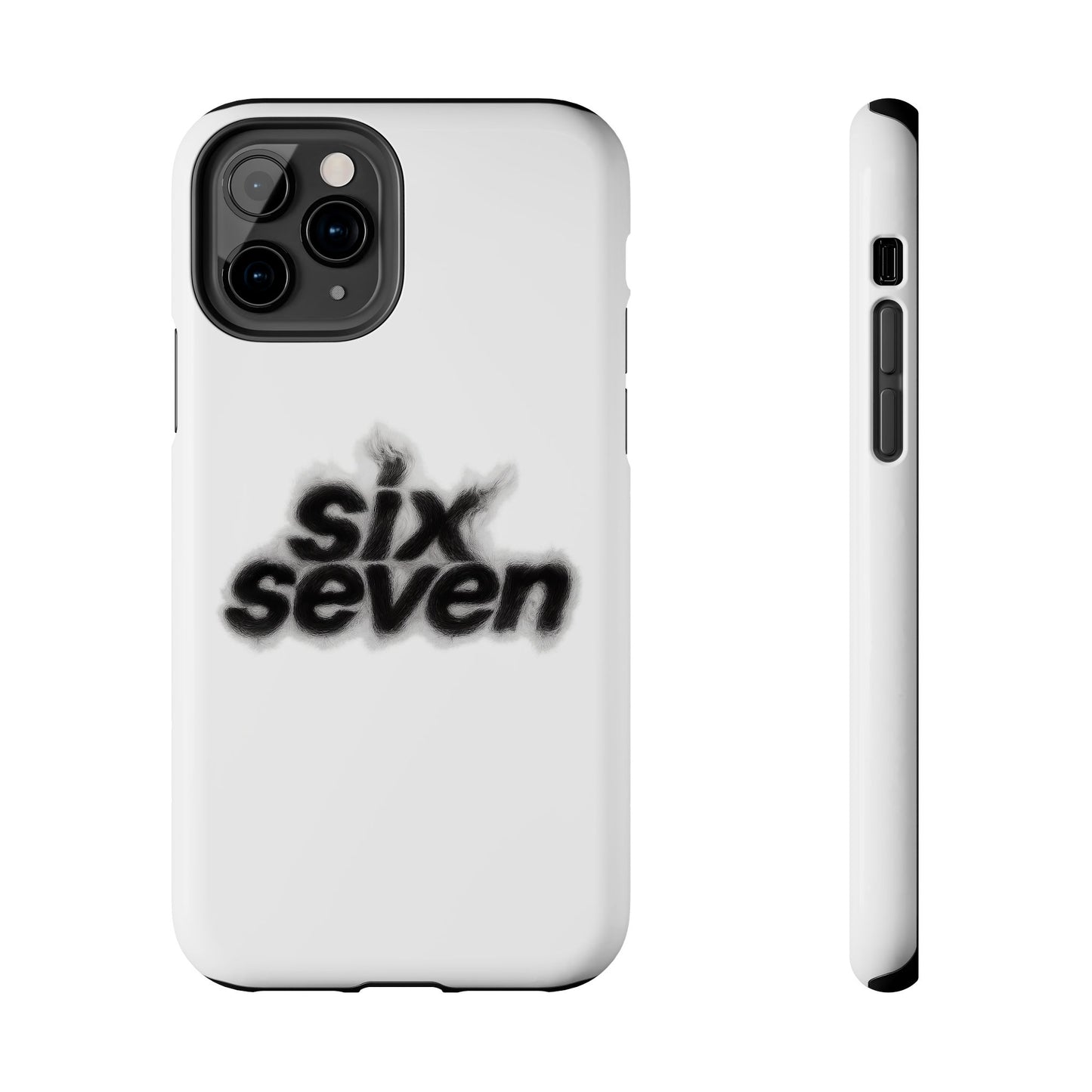 Tough Phone Case — 'six seven' Smoke Logo Protective Cover