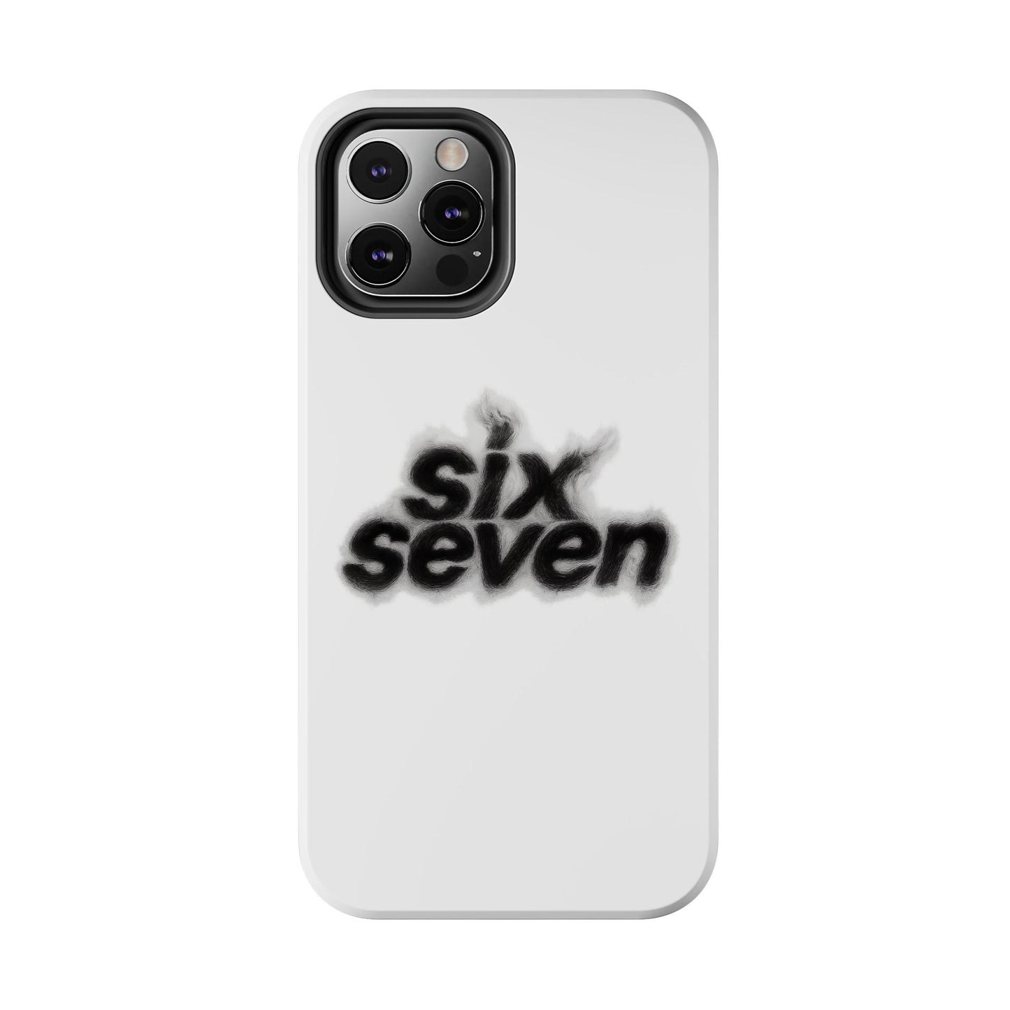 Tough Phone Case — 'six seven' Smoke Logo Protective Cover