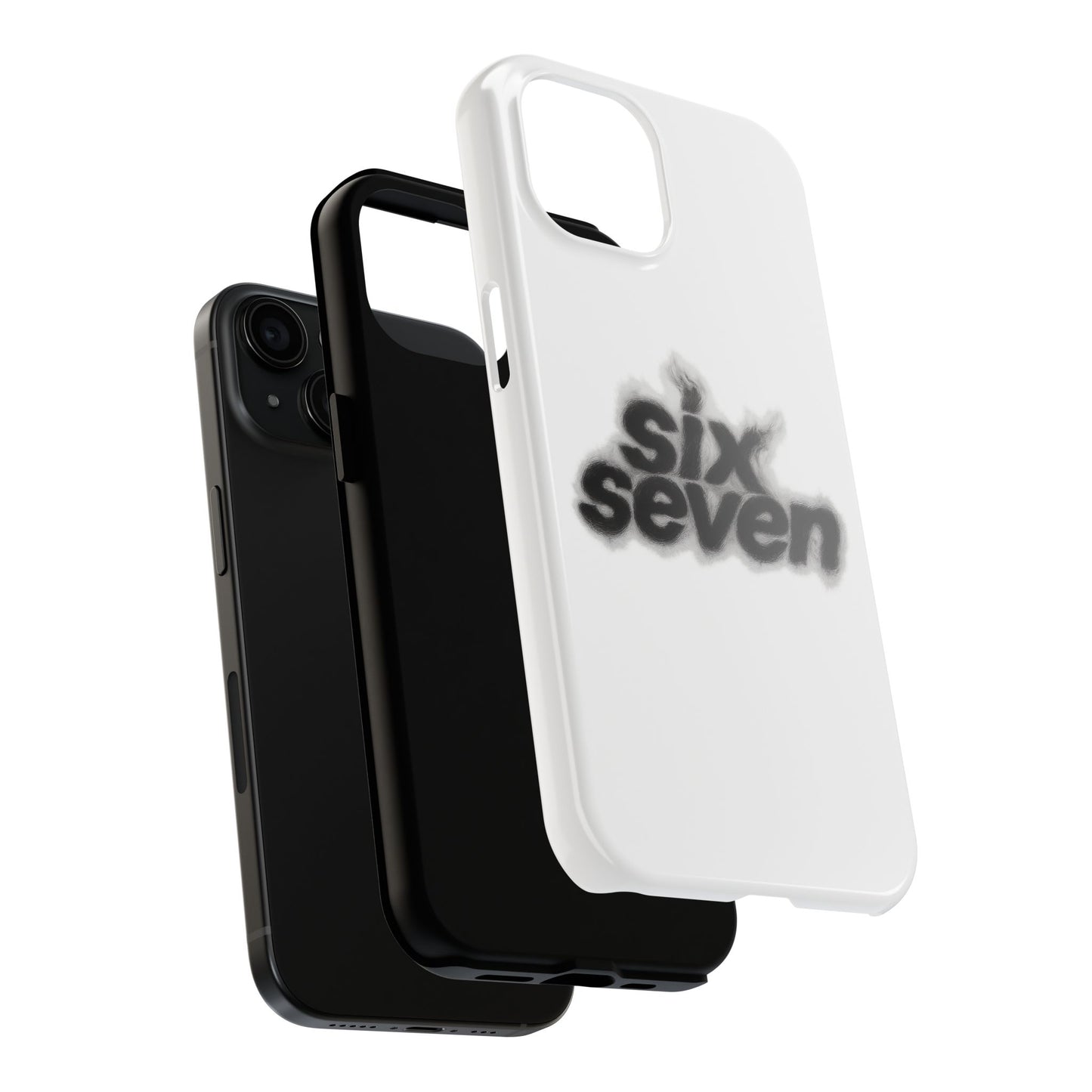 Tough Phone Case — 'six seven' Smoke Logo Protective Cover