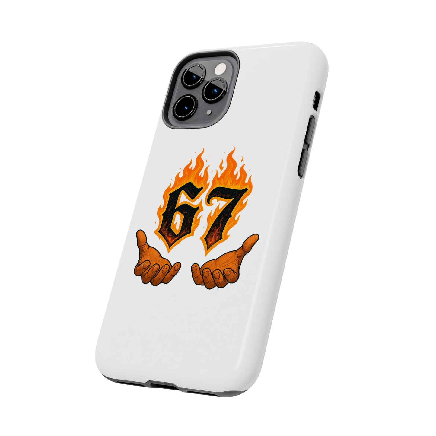 Tough Phone Case — Flaming '67' Graphic
