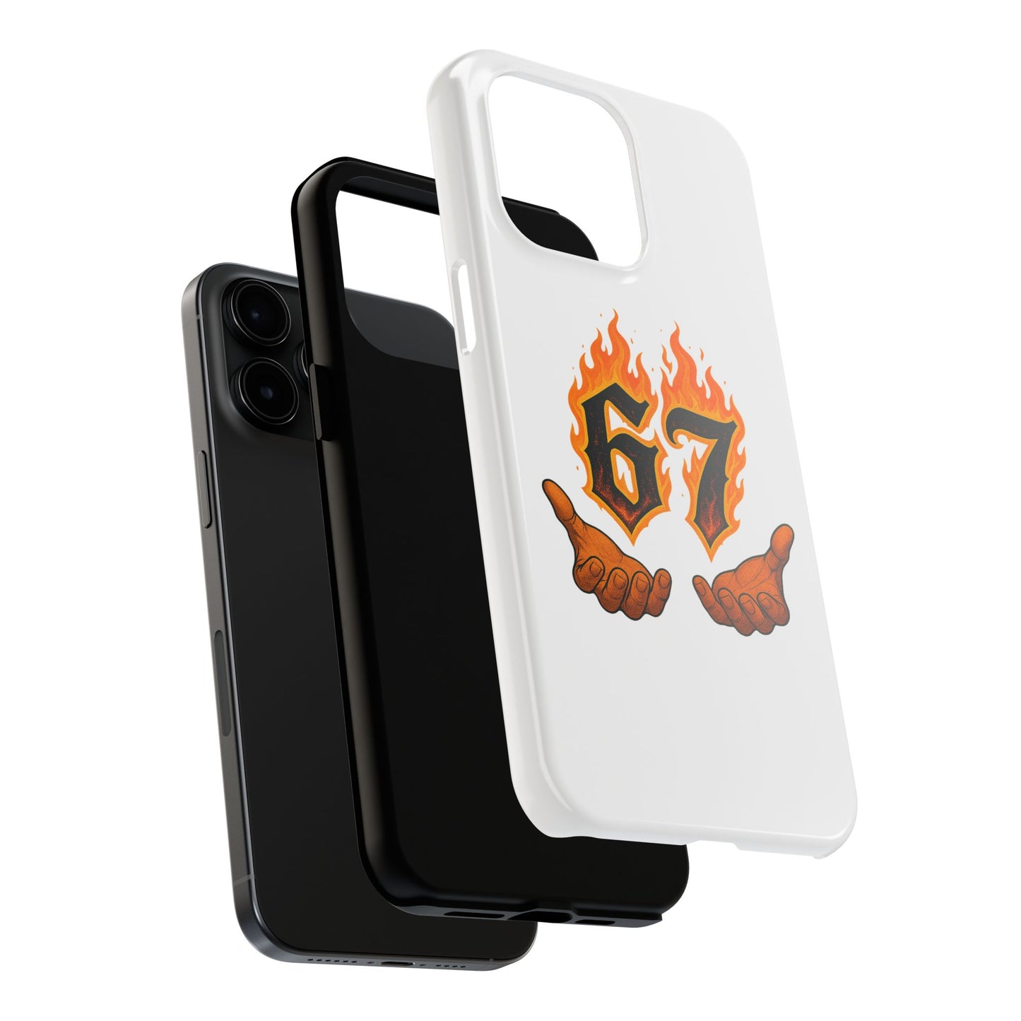 Tough Phone Case — Flaming '67' Graphic