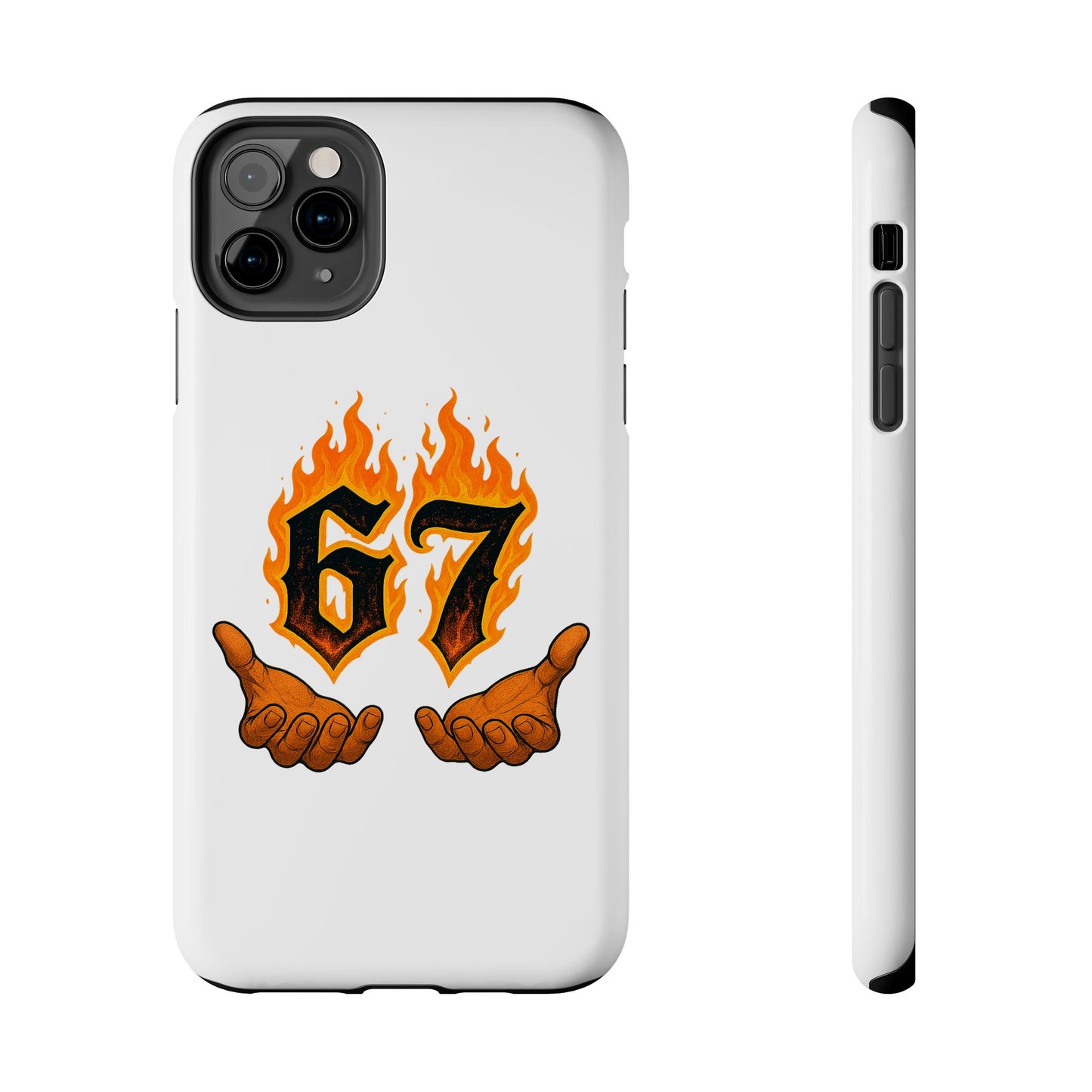 Tough Phone Case — Flaming '67' Graphic