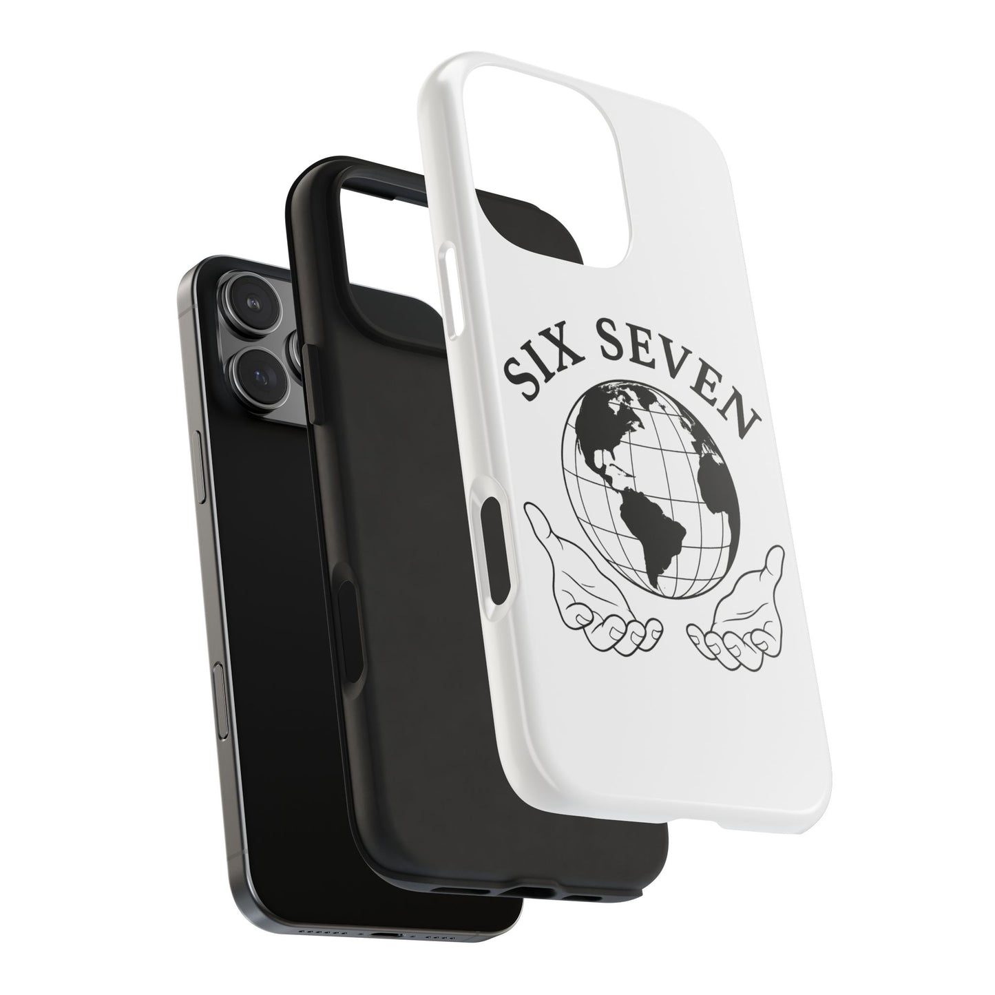 Globe Emblem Tough Phone Case — "Six Seven" Protective Phone Cover