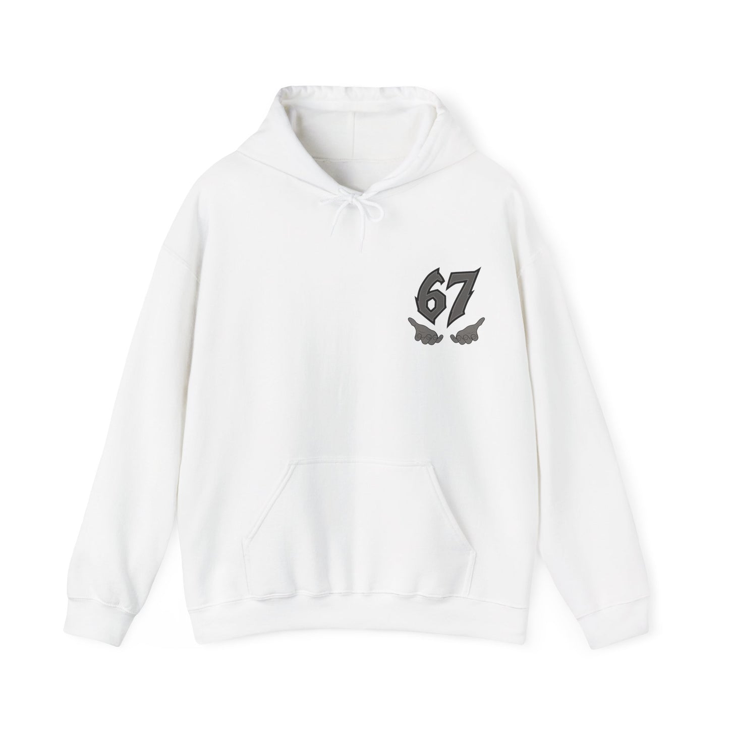 67 Crest Hoodie — Six Seven Graphic Pullover