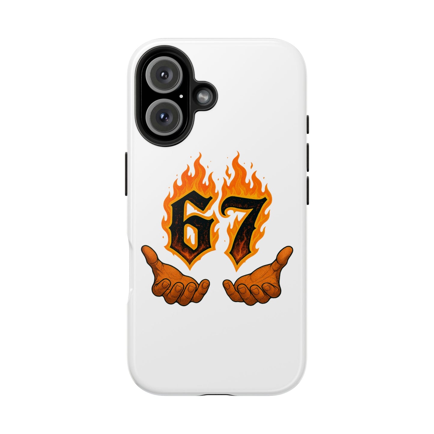 Tough Phone Case — Flaming '67' Graphic