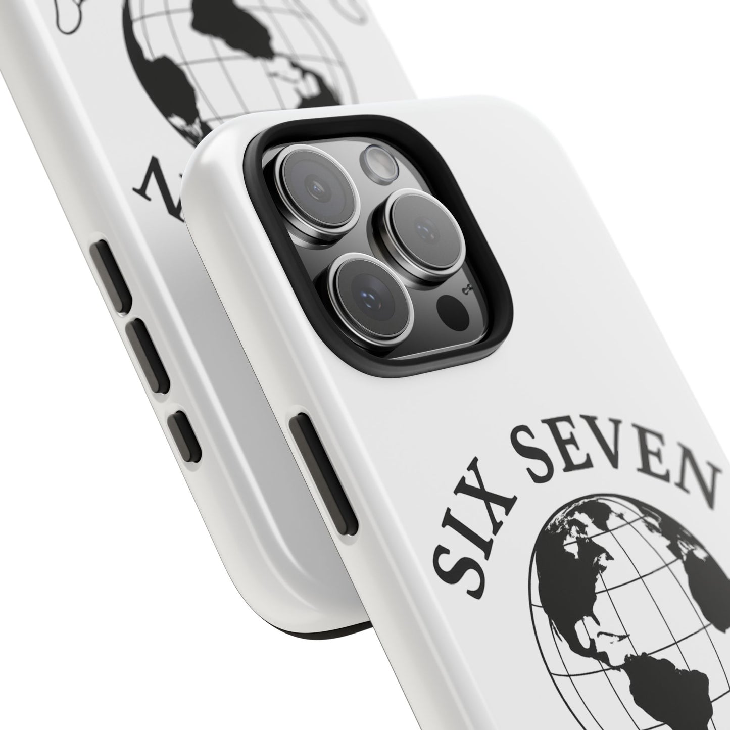 Globe Emblem Tough Phone Case — "Six Seven" Protective Phone Cover
