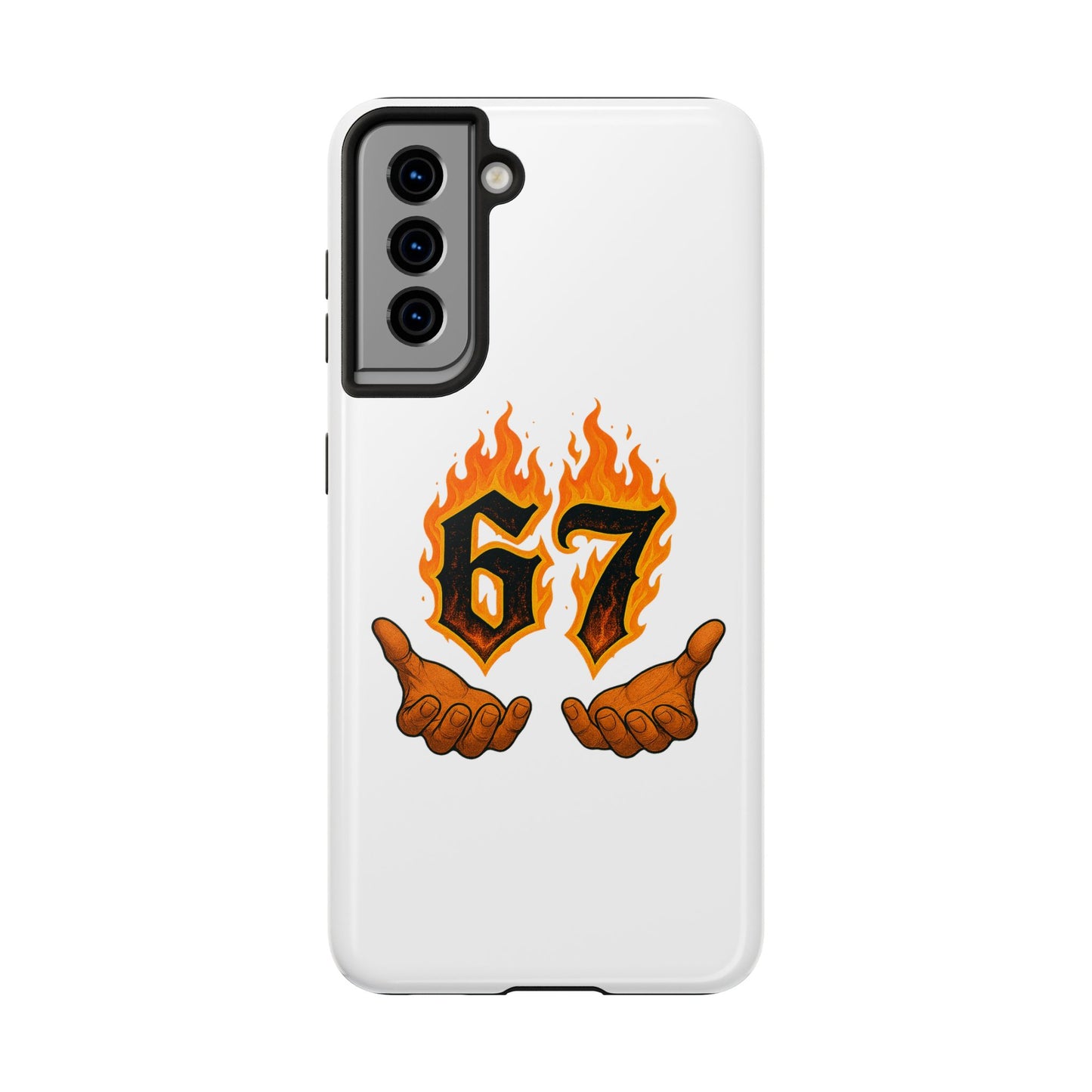 Tough Phone Case — Flaming '67' Graphic