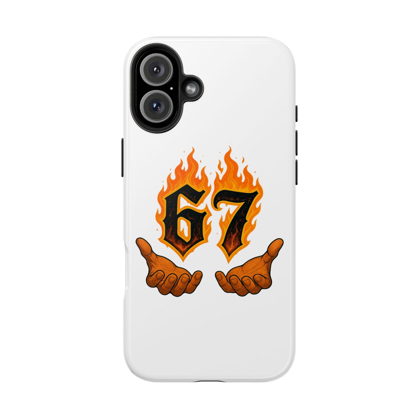 Tough Phone Case — Flaming '67' Graphic