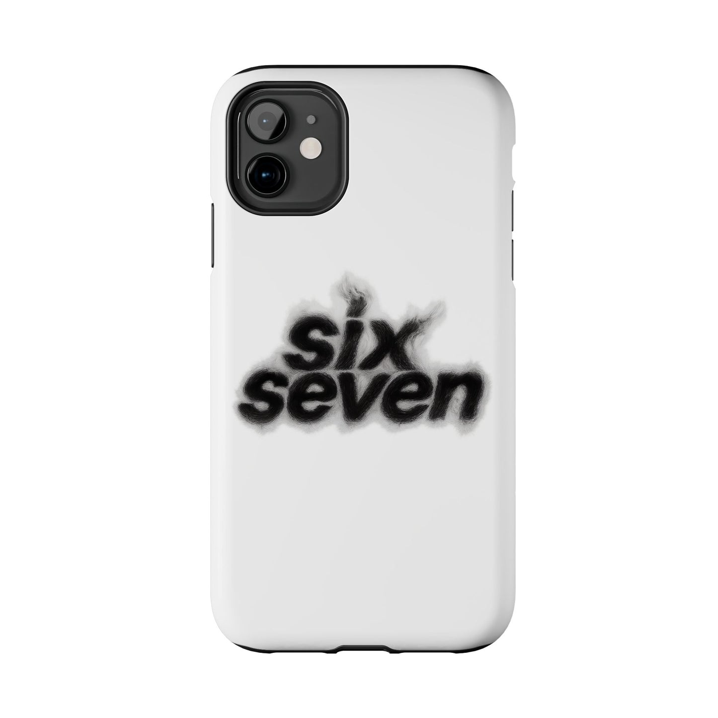 Tough Phone Case — 'six seven' Smoke Logo Protective Cover