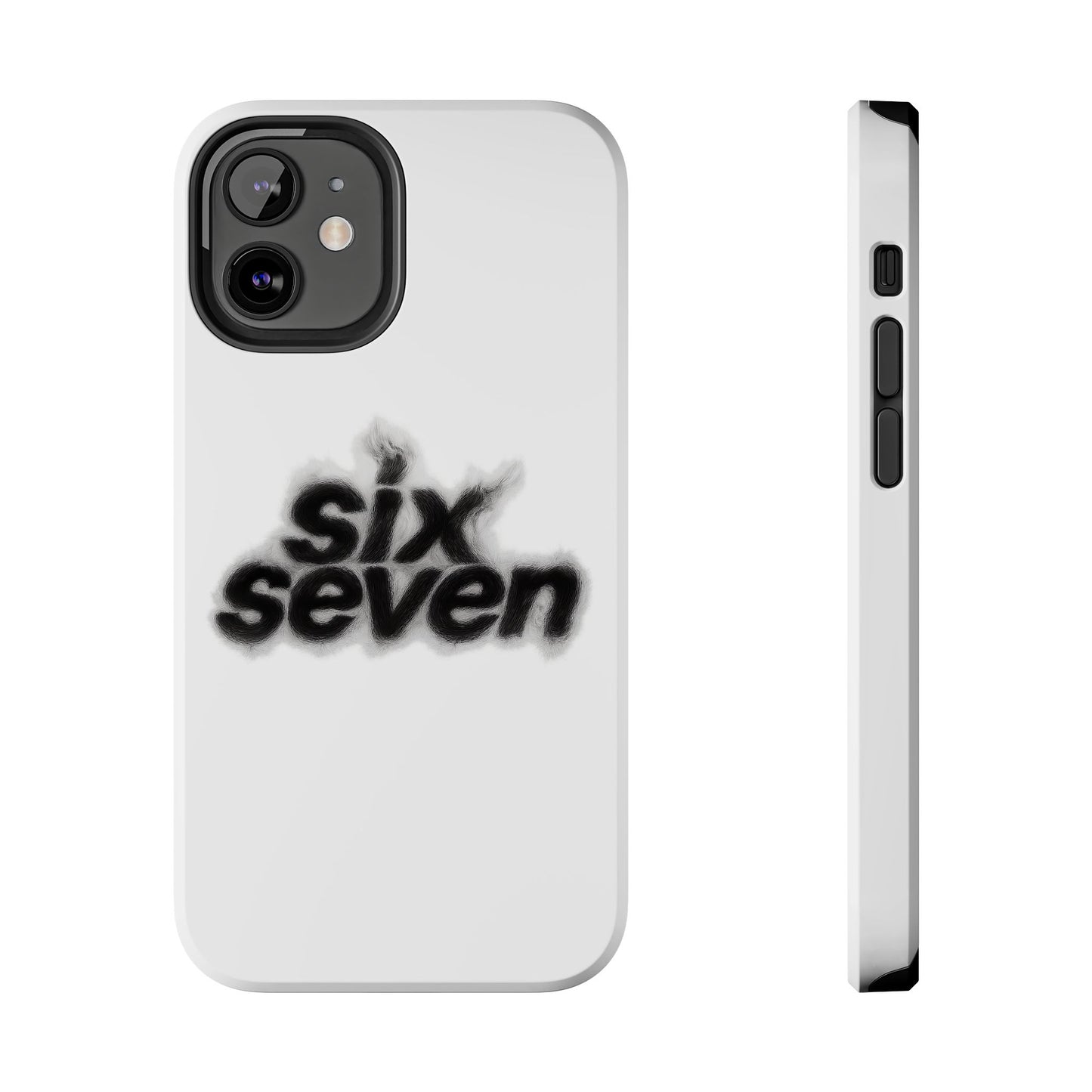 Tough Phone Case — 'six seven' Smoke Logo Protective Cover